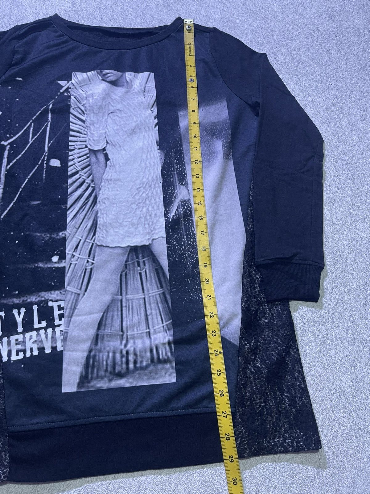 Japanese Brand Women's Y2K long sleeve t-shirt with angel wings Size M / US 6-8 / IT 42-44 - 6 Thumbnail