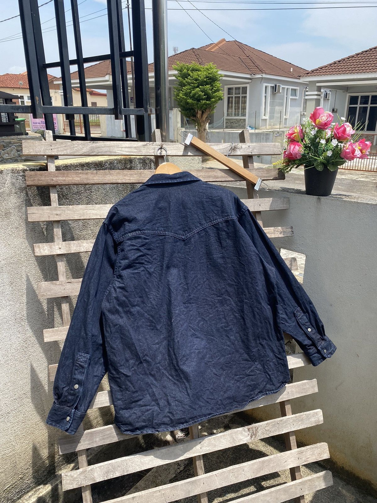 GU GU Blue Denim Jacket Big Size Size US XL / EU 56 / 4 - 5 Thumbnail