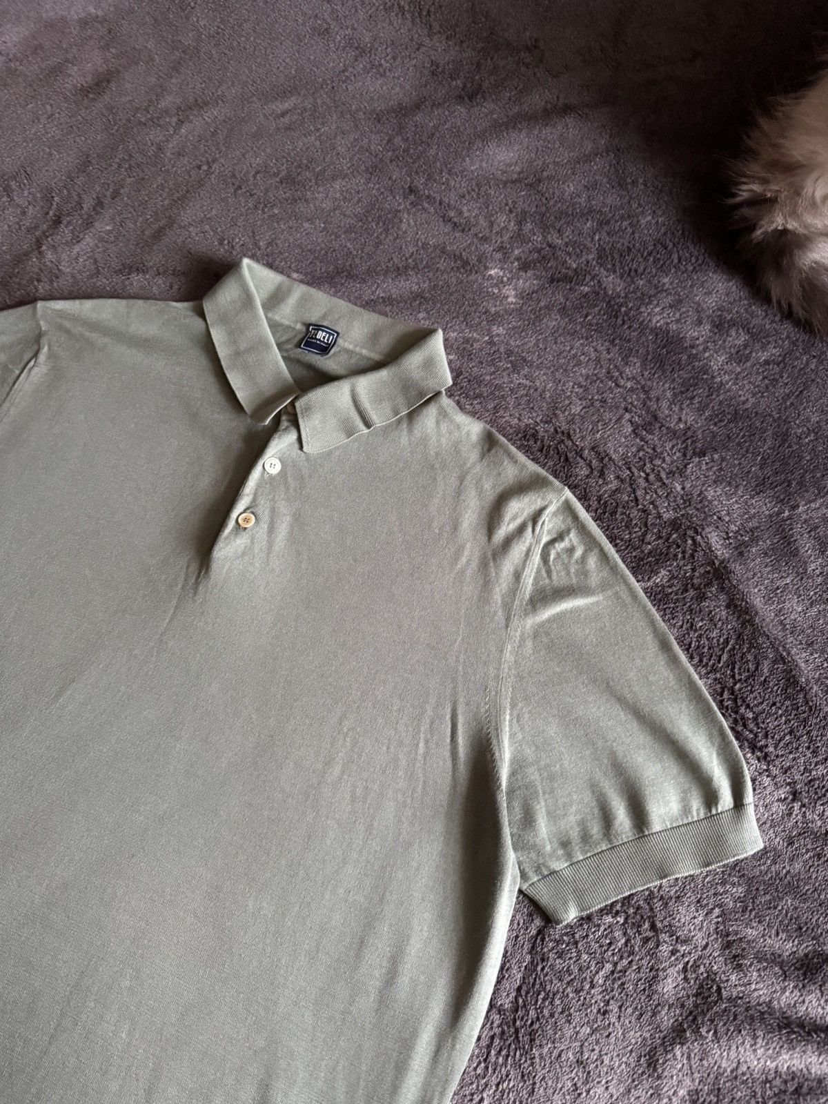 Fedeli Fedelli luxury cotton polos old money Size US L / EU 52-54 / 3 - 4 Thumbnail