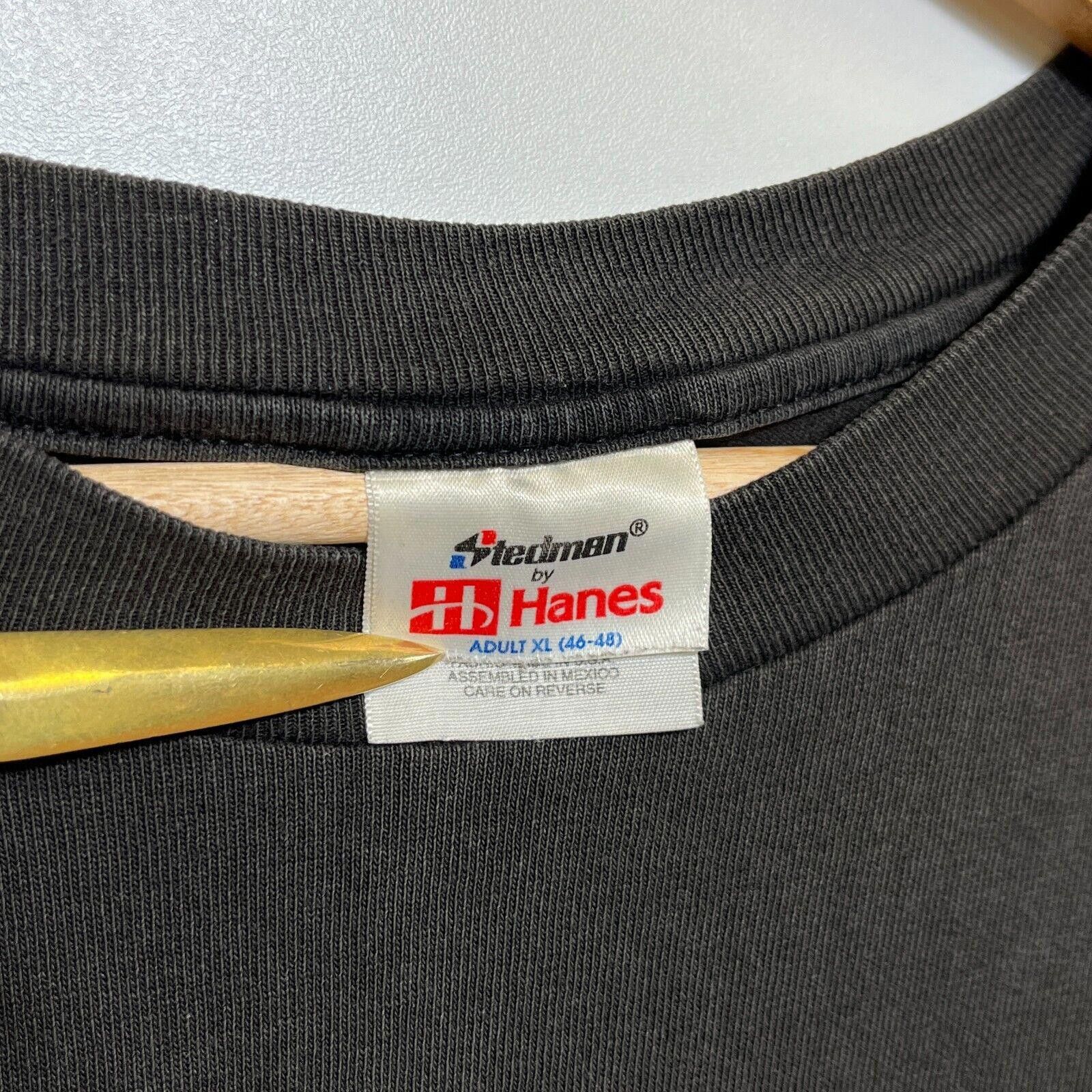 Hanes × Vintage Vintage 90s Overkill Necroshine T-shirt XL On The Road Again Size US XL / EU 56 / 4 - 6 Thumbnail
