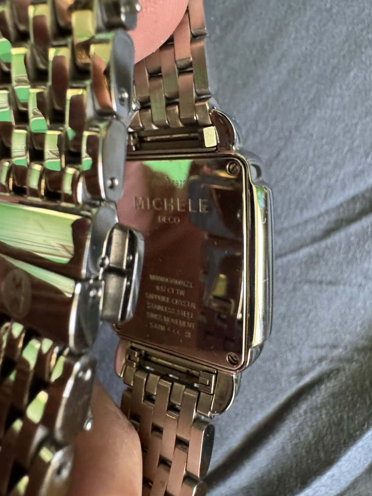 Other Michele bracelet watch with diamond bezel Size ONE SIZE - 8 Thumbnail