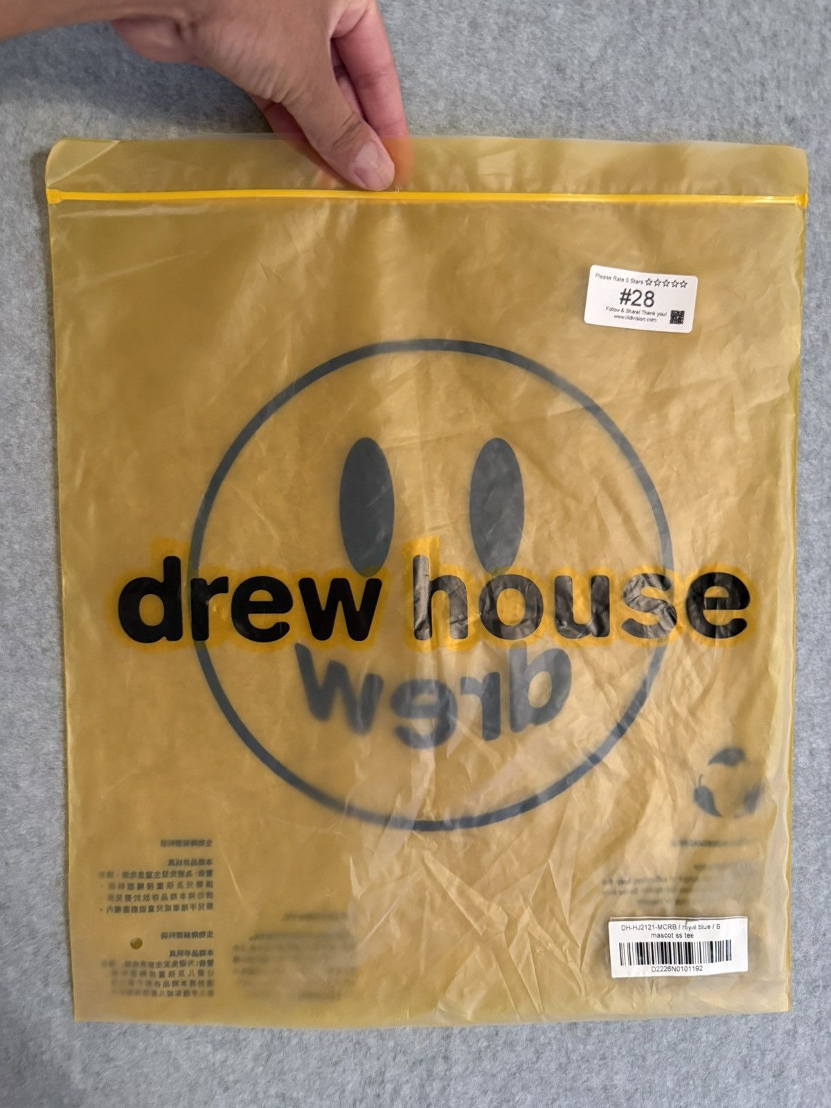 Drew House Drew House Blue Mascot T-Shirt Size US S / EU 44-46 / 1 - 11 Thumbnail