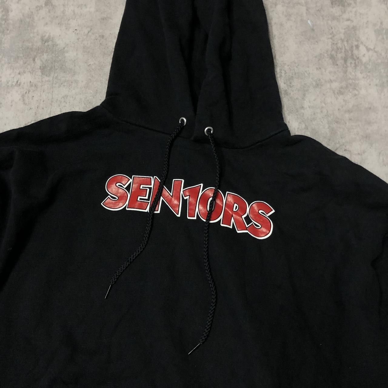 Other Seniors balck hoodie boxy vintage Size US XL / EU 56 / 4 - 2 Thumbnail