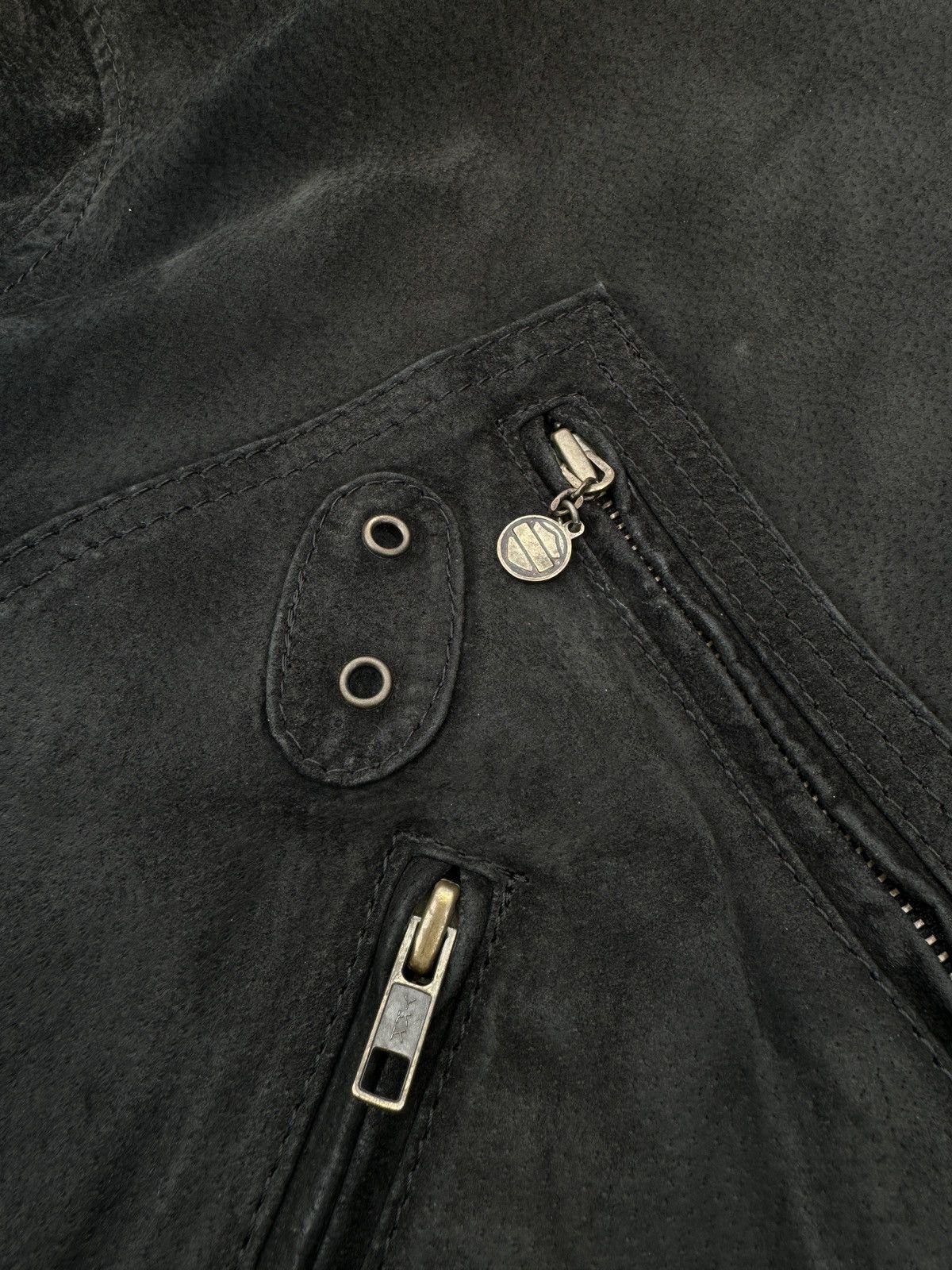 Harley Davidson × Vintage Rare🔥 90S Harley Davidson Vintage Leather Cropped Bomber Size US L / EU 52-54 / 3 - 5 Thumbnail