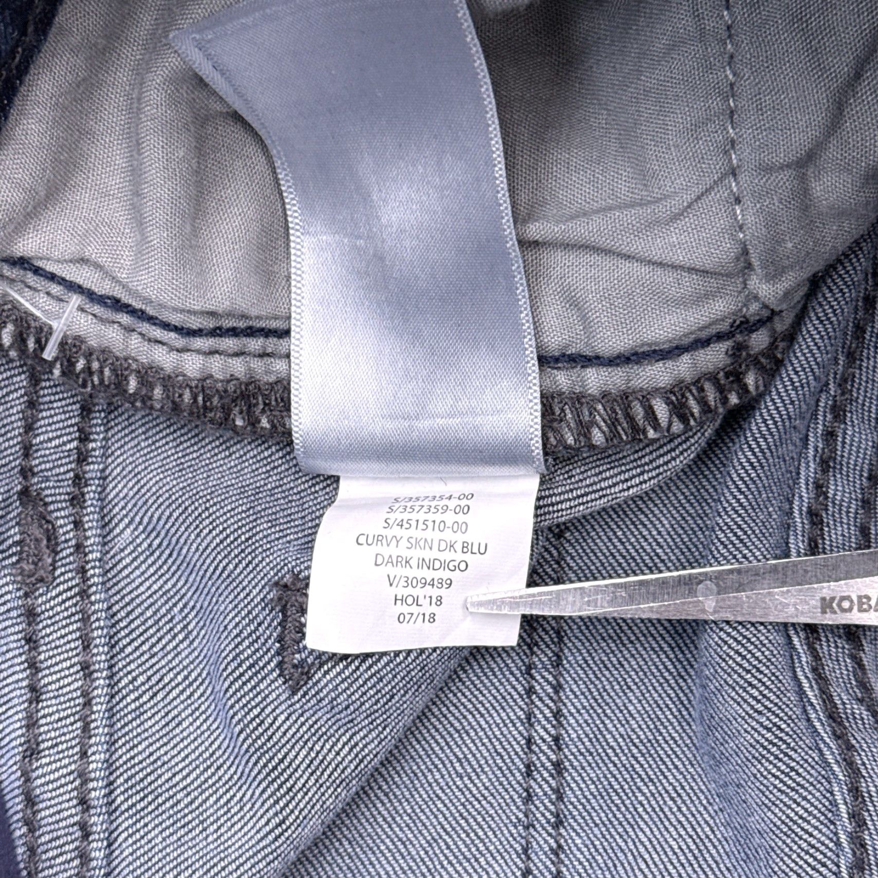 Gap Gap Jeans Womens 26 Slim Skinny Mid Rise Stretch Denim 5-Pocket Blue Vintage No N/A Size 26" / US 2 / IT 38 - 7 Thumbnail