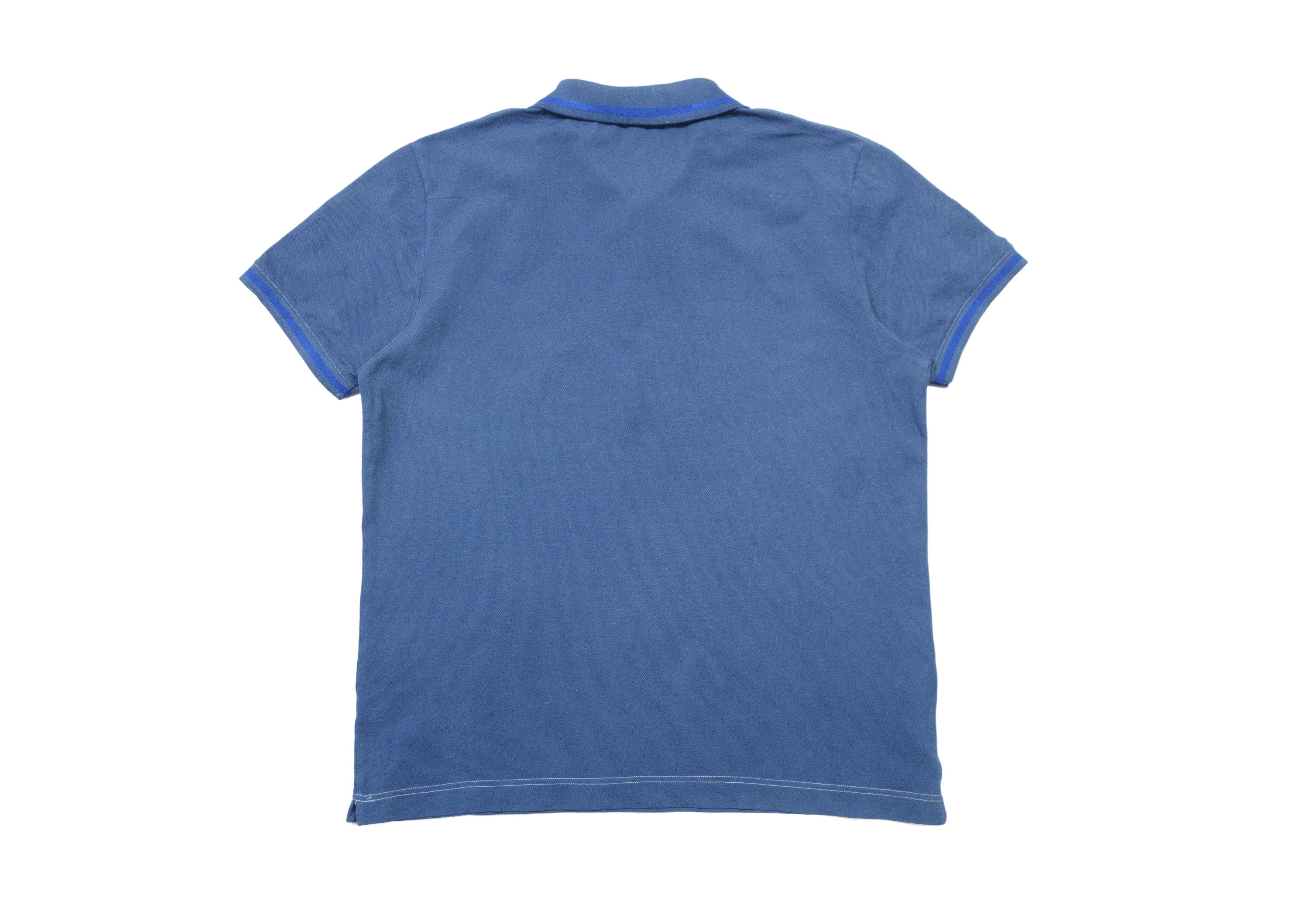 Dior Homme Blue Bee Polo Shirt Size US XL / EU 56 / 4 - 2 Thumbnail