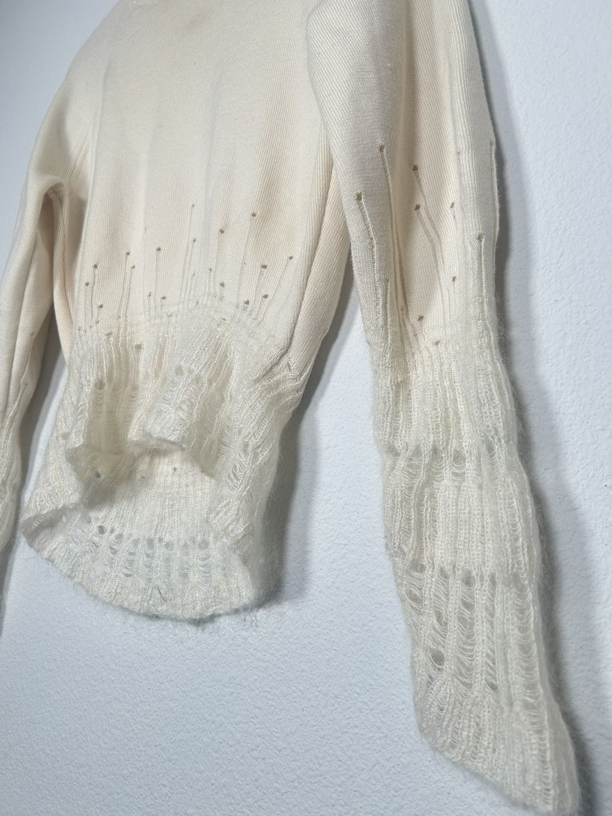 3.1 Phillip Lim Distressed Gradient Knit Sweater Size US S / EU 44-46 / 1 - 2 Thumbnail