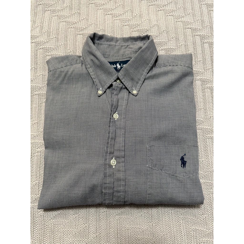 Ralph Lauren Ralph Lauren navy houndstooth Yarmouth button down size 15.5 Size US M / EU 48-50 / 2 - 1 Thumbnail