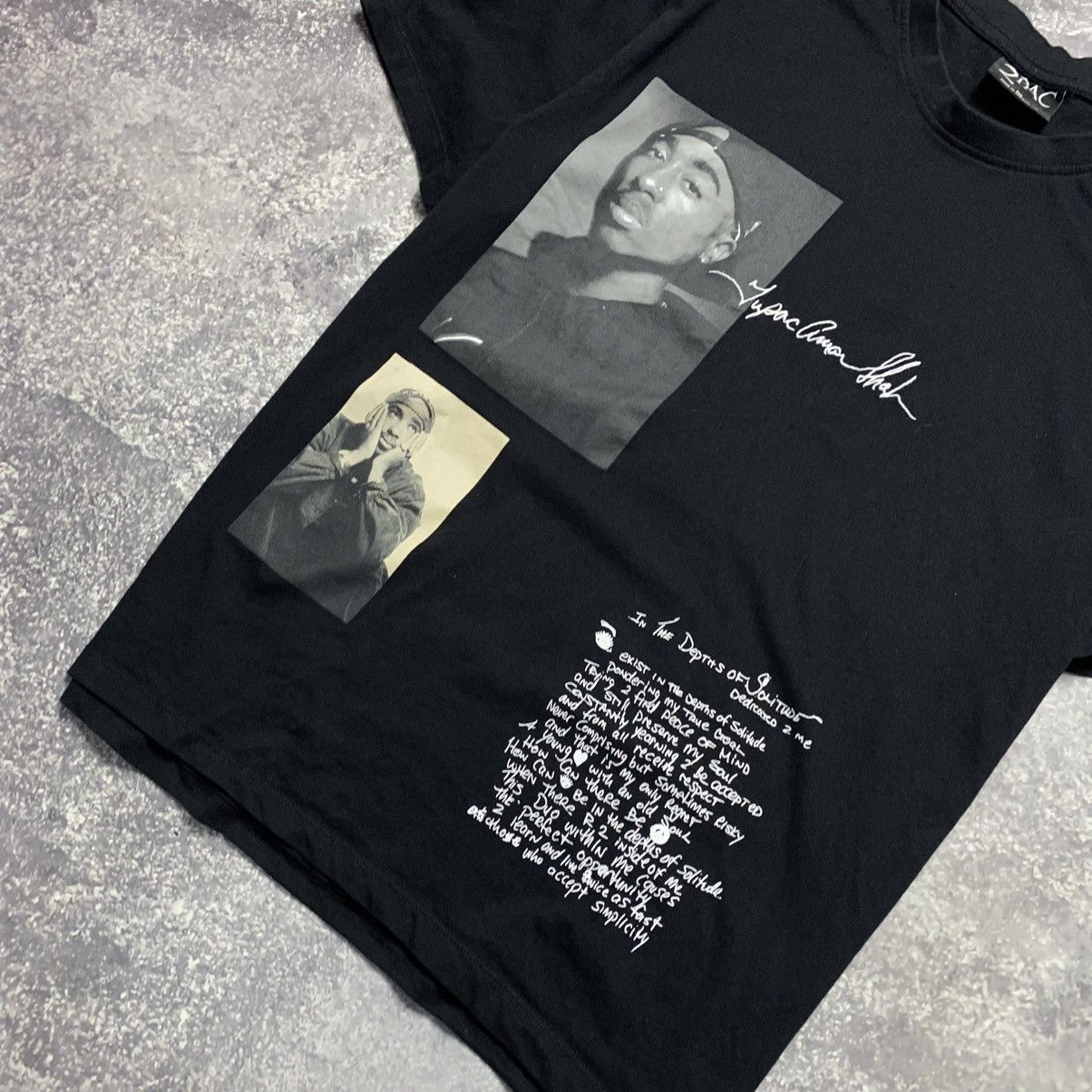 Band Tees Men’s Tupac 2Pac Big Graphic logo rap tee Size US M / EU 48-50 / 2 - 3 Thumbnail