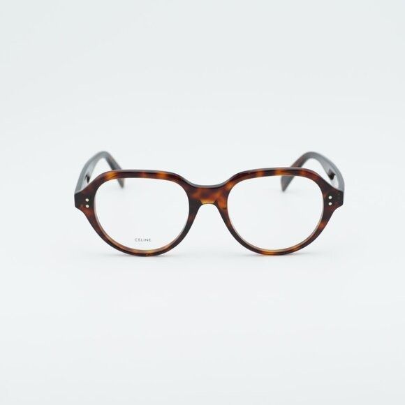 Celine Celine CL50145I 052 Eyeglasses Havana 52mm Square Frame Size ONE SIZE - 2 Thumbnail