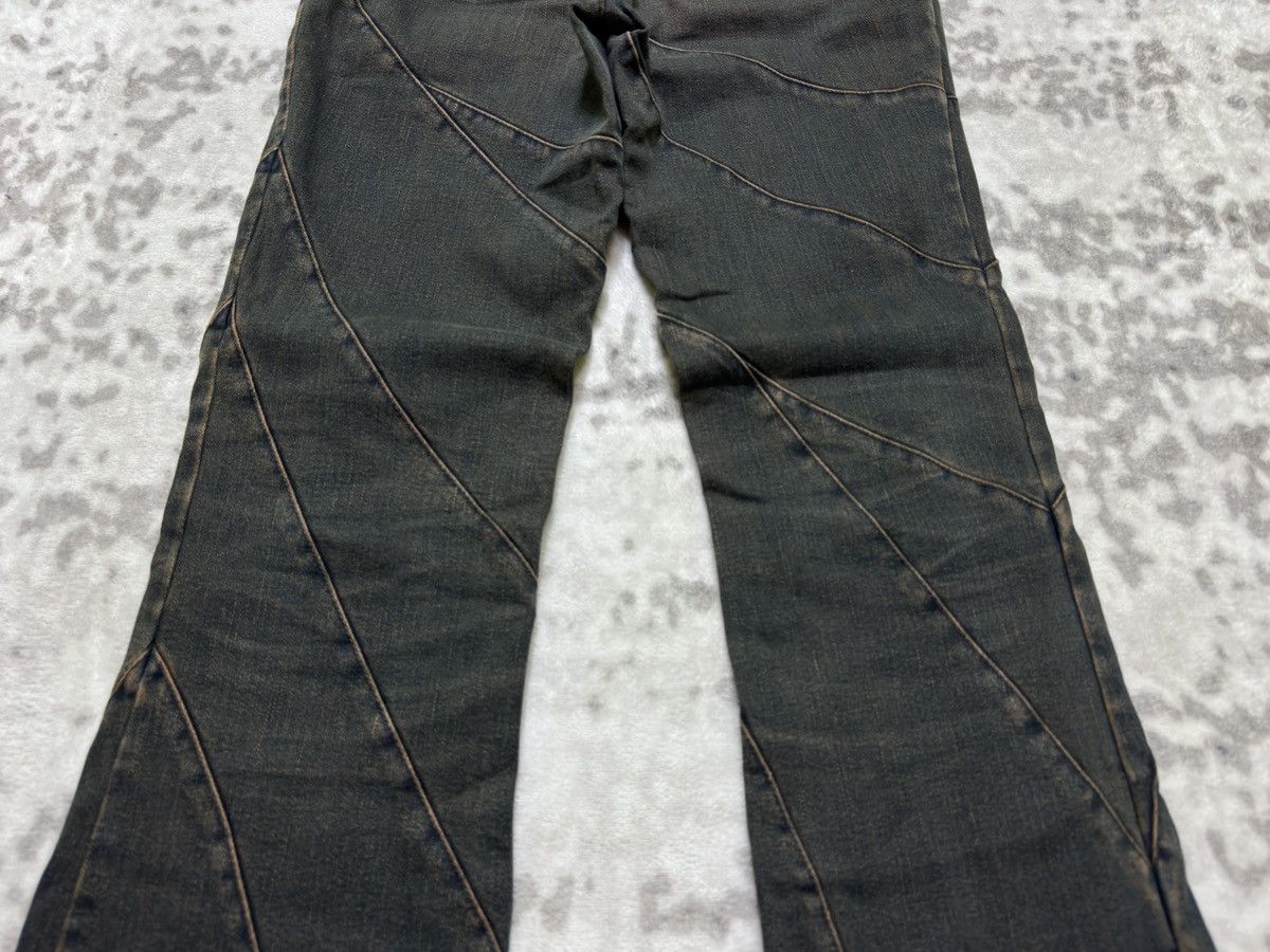 Japanese Brand VIVA PRESTO RECONSTRUCTED FLARED DENIM Size 26" / US 2 / IT 38 - 12 Thumbnail