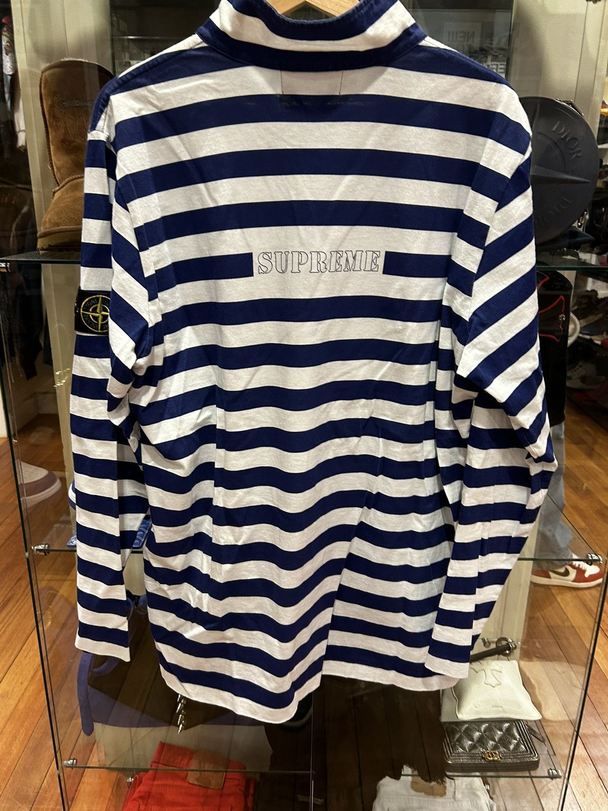 Stone Island × Supreme Supreme X Stone Island Quarter Zip LS