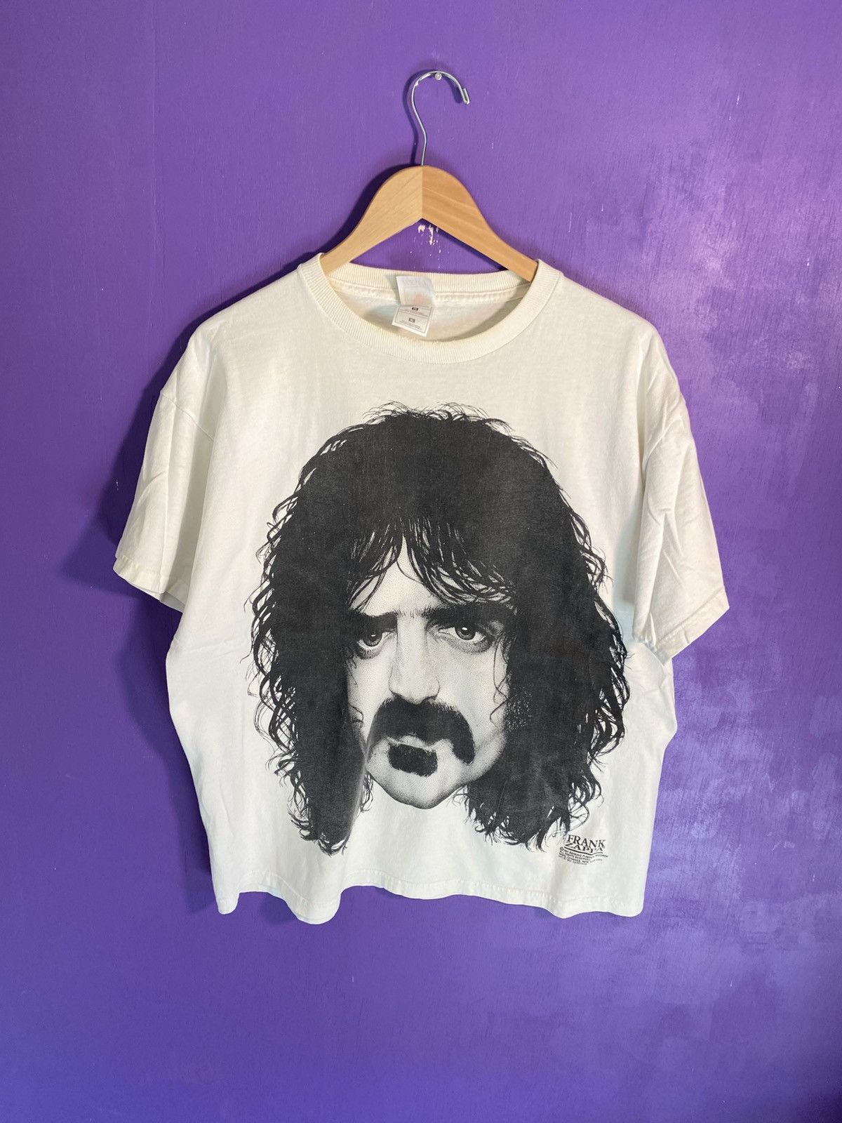 Band Tees Vintage 1994 Frank Zappa big face t-shirt Size US XL / EU 56 / 4 - 1 Thumbnail