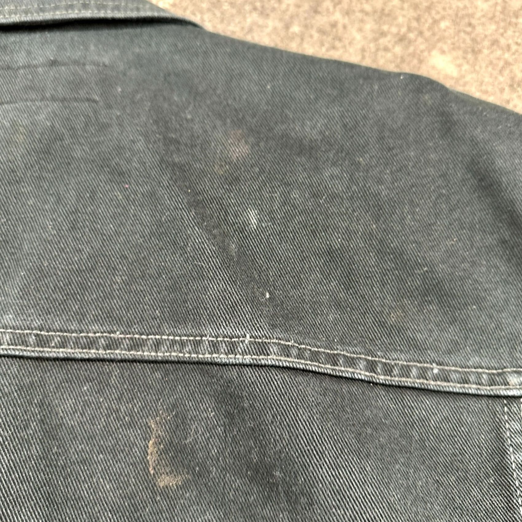 Vintage VINTAGE PJ Jeans Jacket Mens XL Black Denim Trucker 90s Retro Size US 36 / EU 52 - 5 Thumbnail