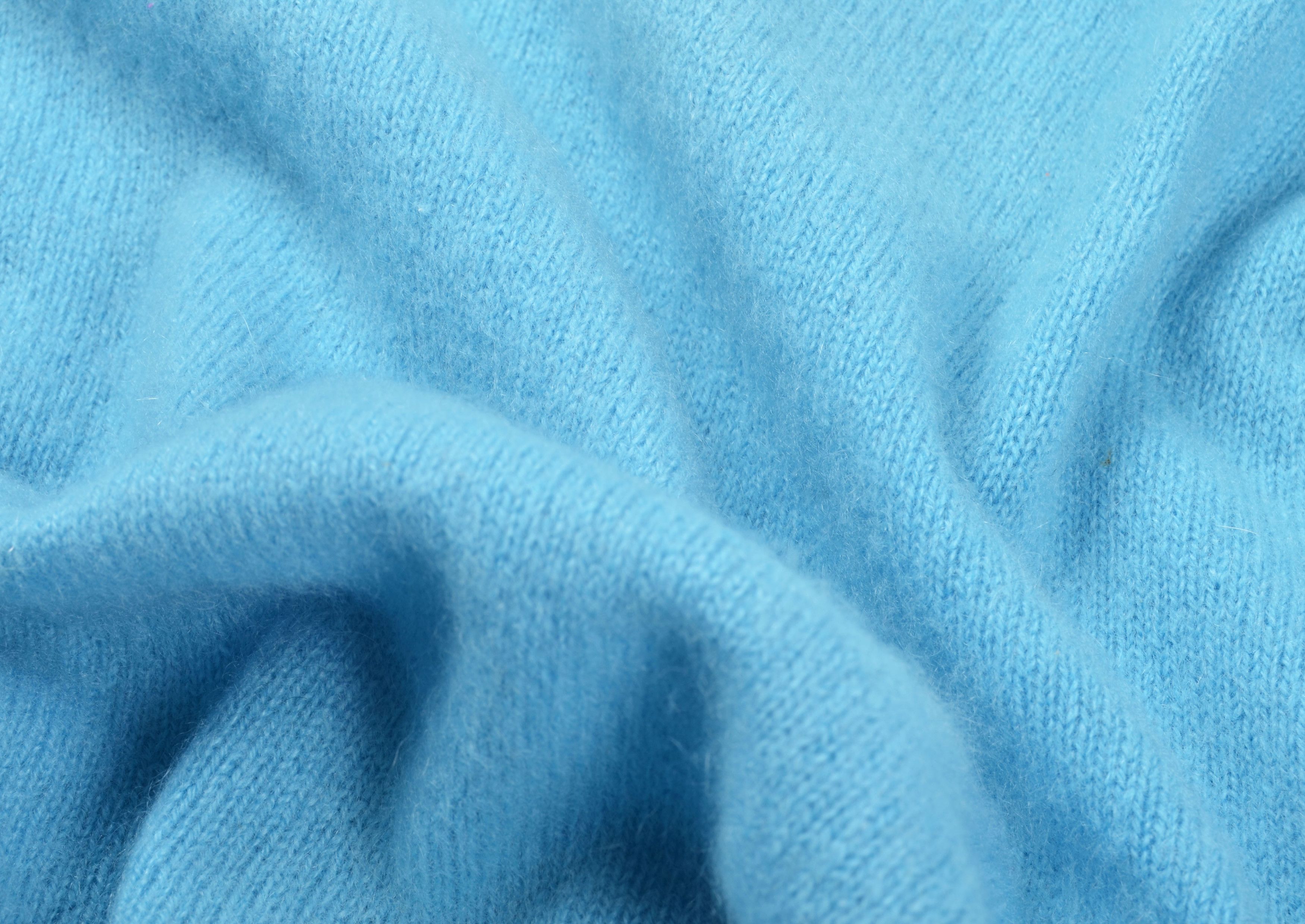 Malo Malo Women's Blue 3/4 Sleeve 100% Cashmere Sweater Size L / US 10 / IT 46 - 7 Thumbnail