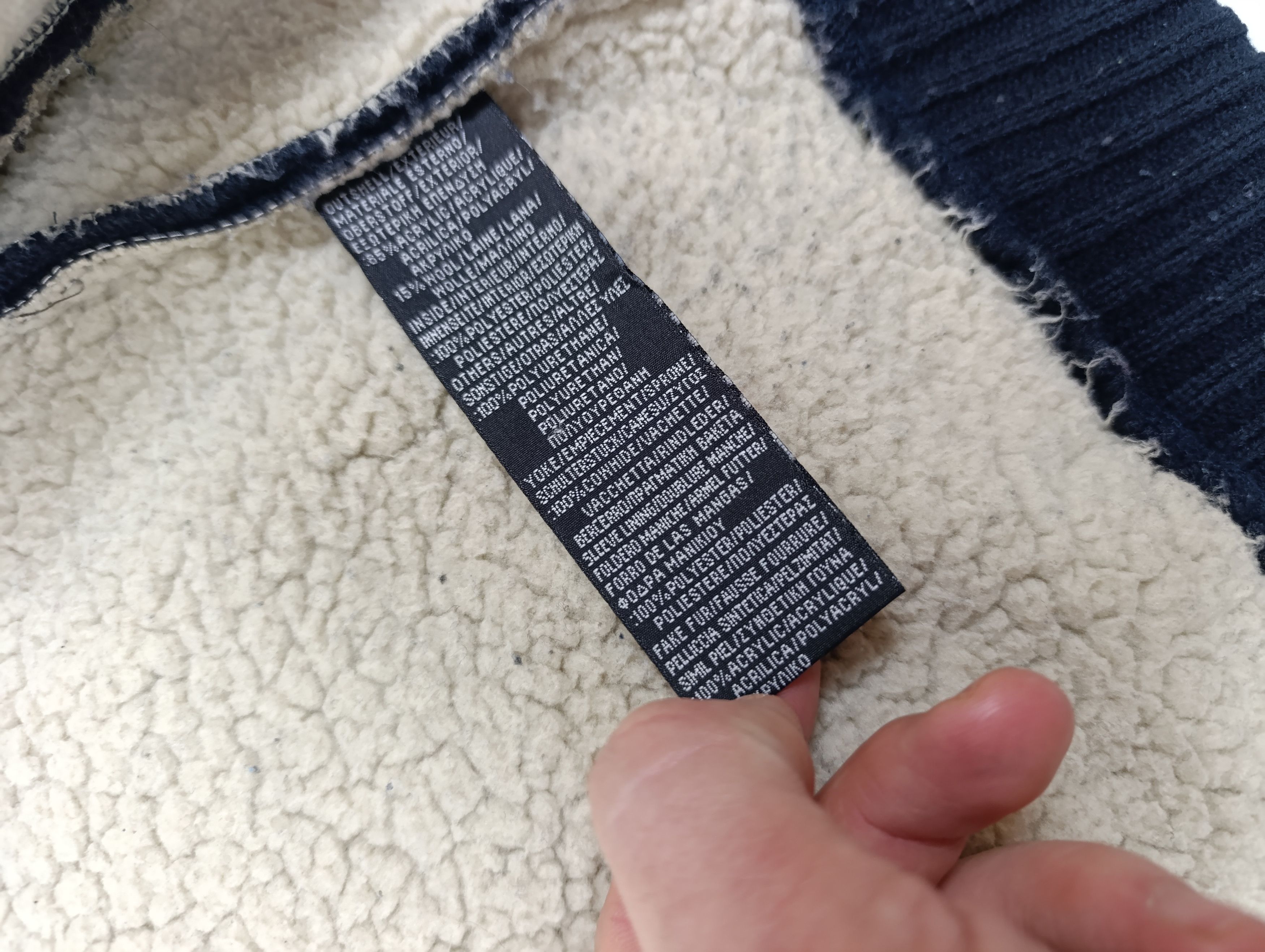 Schott SCHOTT NYC MEN'S SHELTER PLAIN KNIT SHERPA JACKET Size US L / EU 52-54 / 3 - 20 Thumbnail