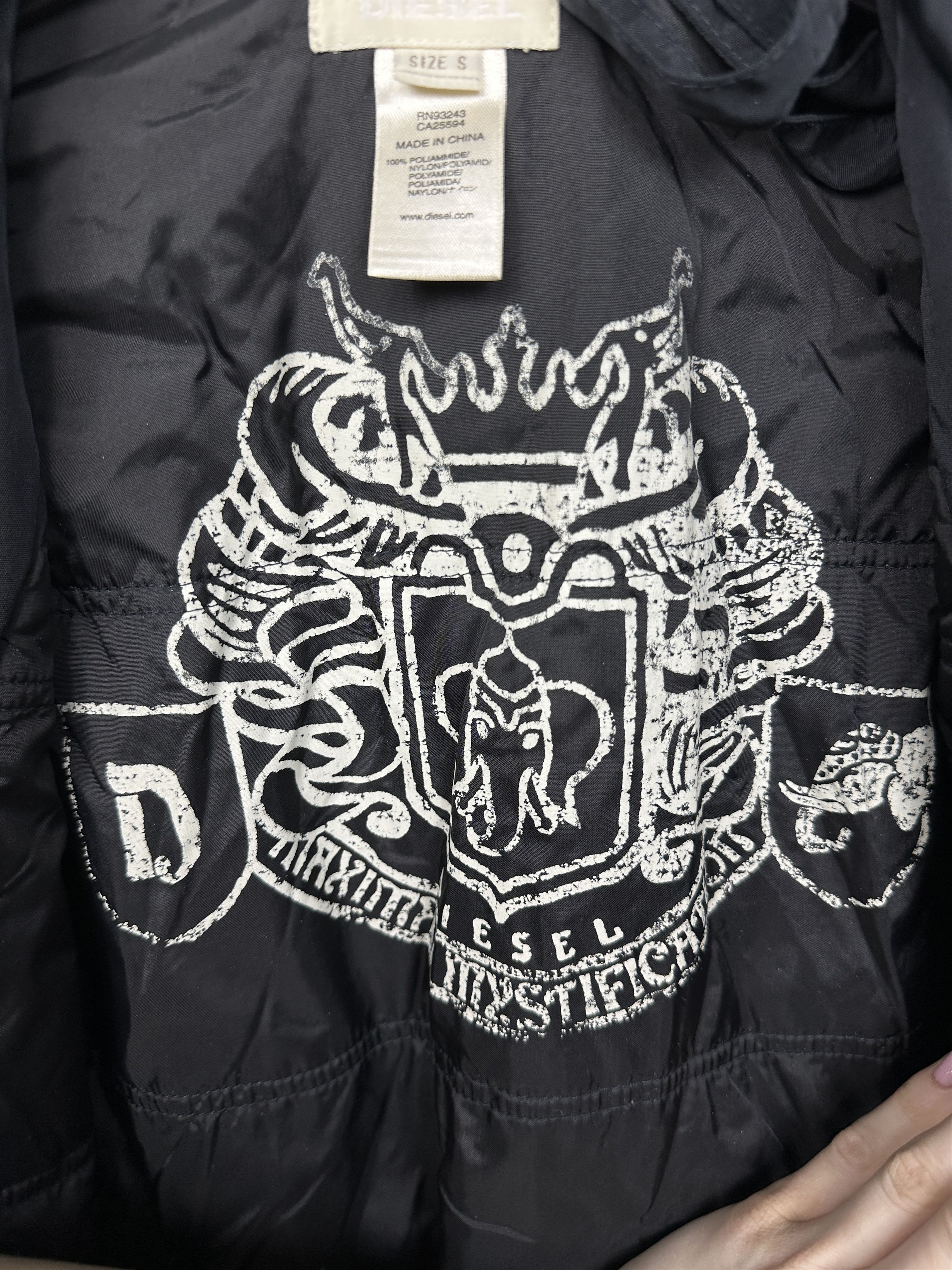Diesel Diesel Vintage Mens Nylon Jacket Size US S / EU 44-46 / 1 - 6 Thumbnail