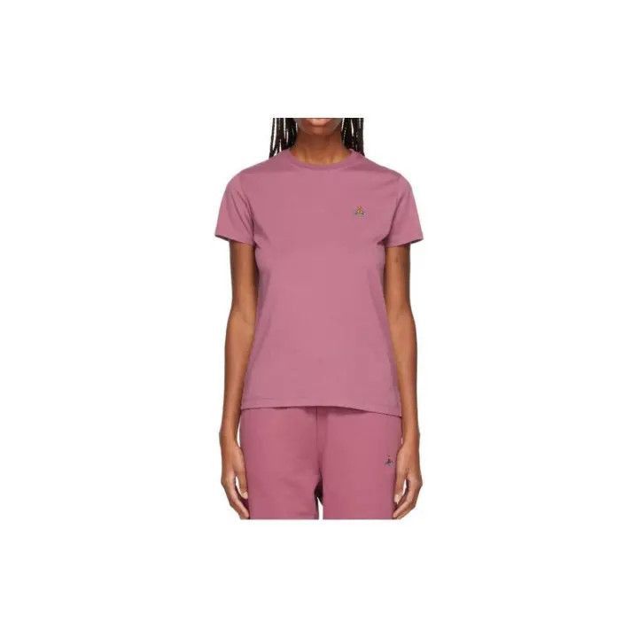 Vivienne Westwood Vivienne Westwood Logo Round Neck T-Shirt in Pink Size M / US 6-8 / IT 42-44 - 7 Thumbnail