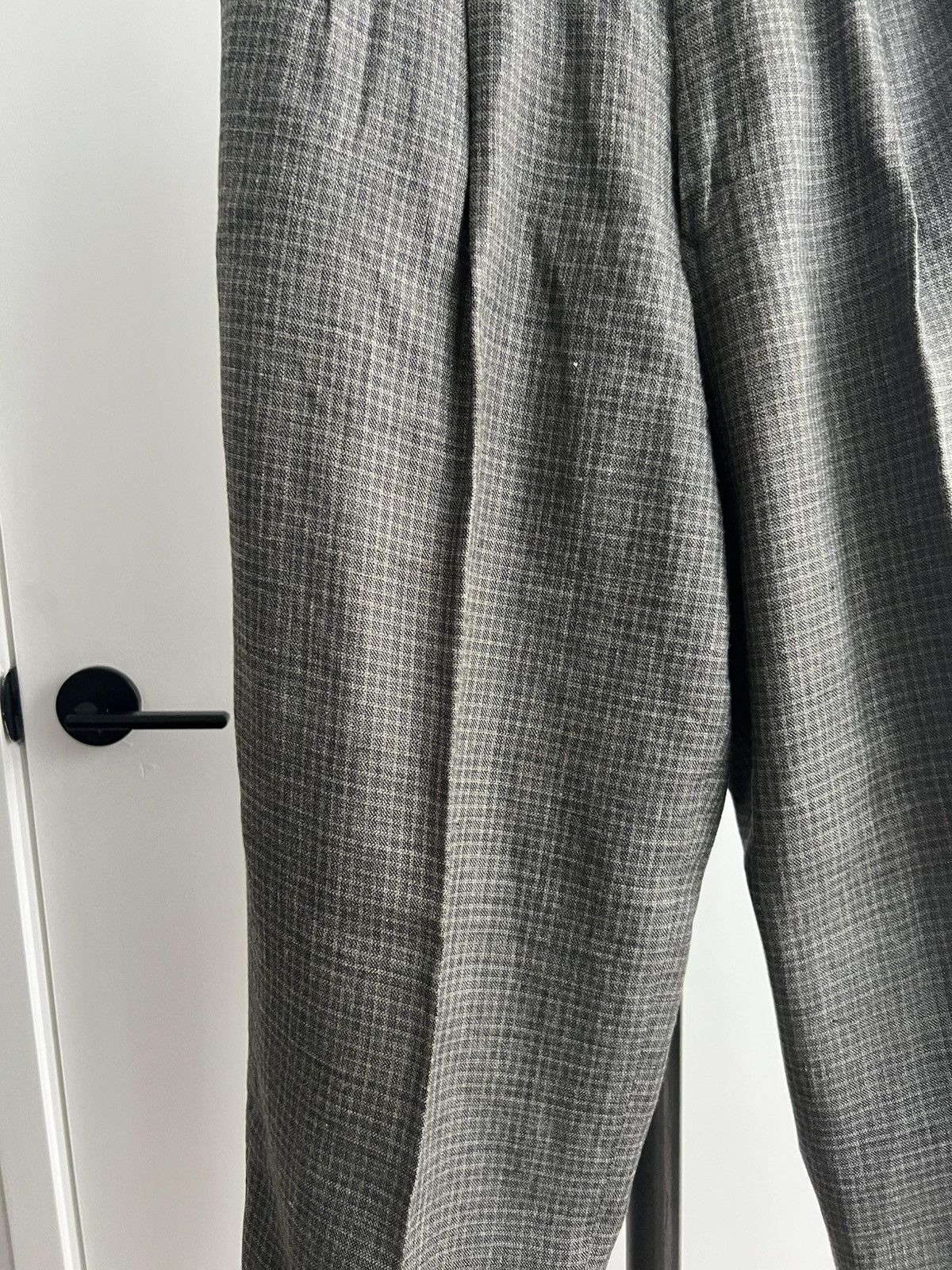 Yohji Yamamoto Y's For Men Checked Cuffed Trousers Size US 30 / EU 46 - 4 Thumbnail