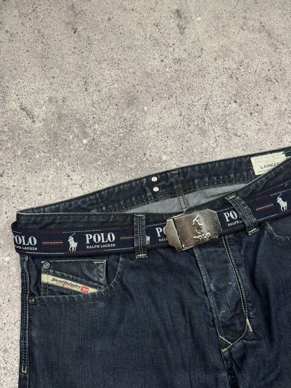 Polo Ralph Lauren Vintage Polo Ralph Lauren Monogram Y2K Big Logo Belt Japan Size ONE SIZE - 2 Thumbnail