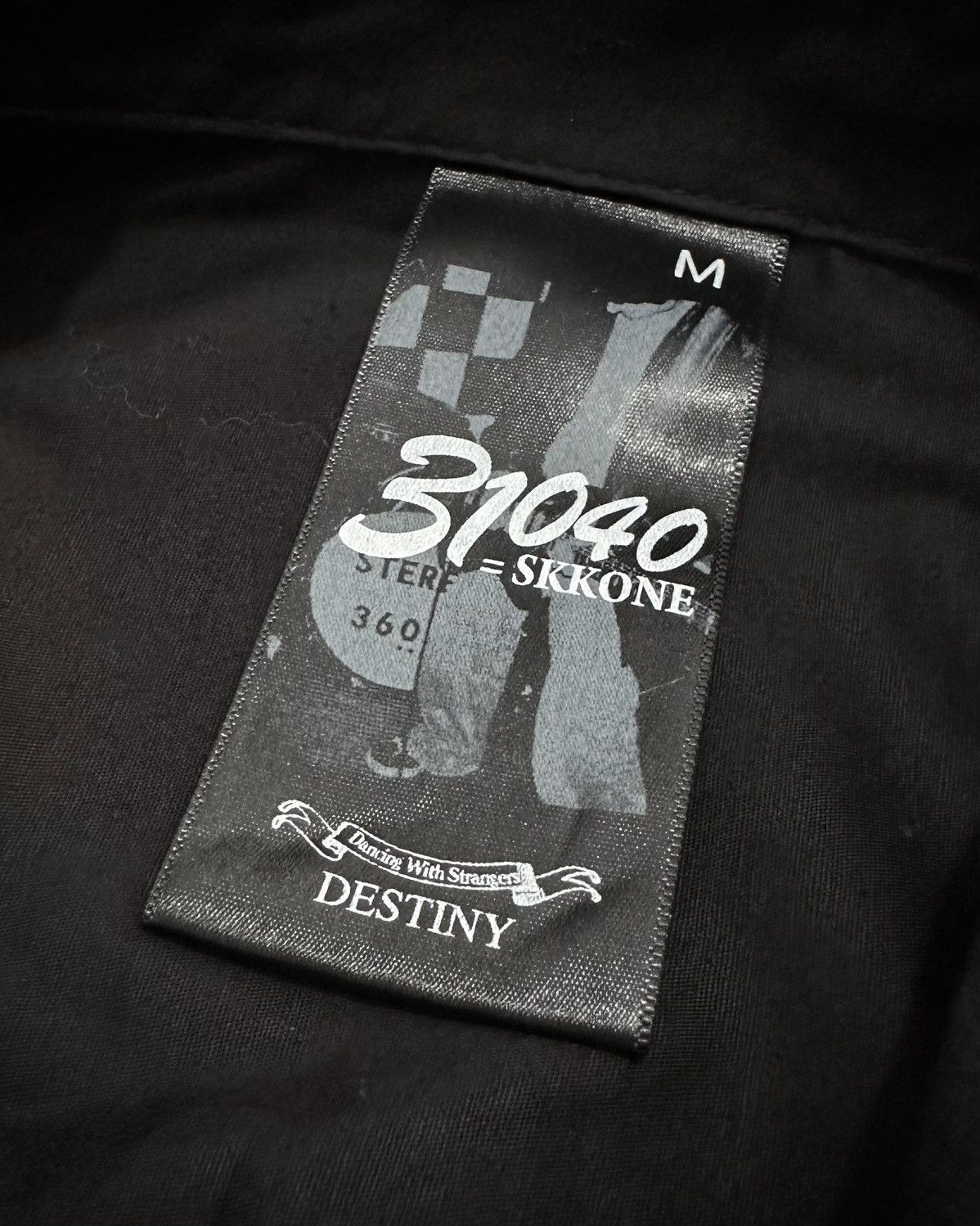 Japanese Brand Y2k 31040=Skkone Poem Lace Up Shirt Size US M / EU 48-50 / 2 - 5 Thumbnail