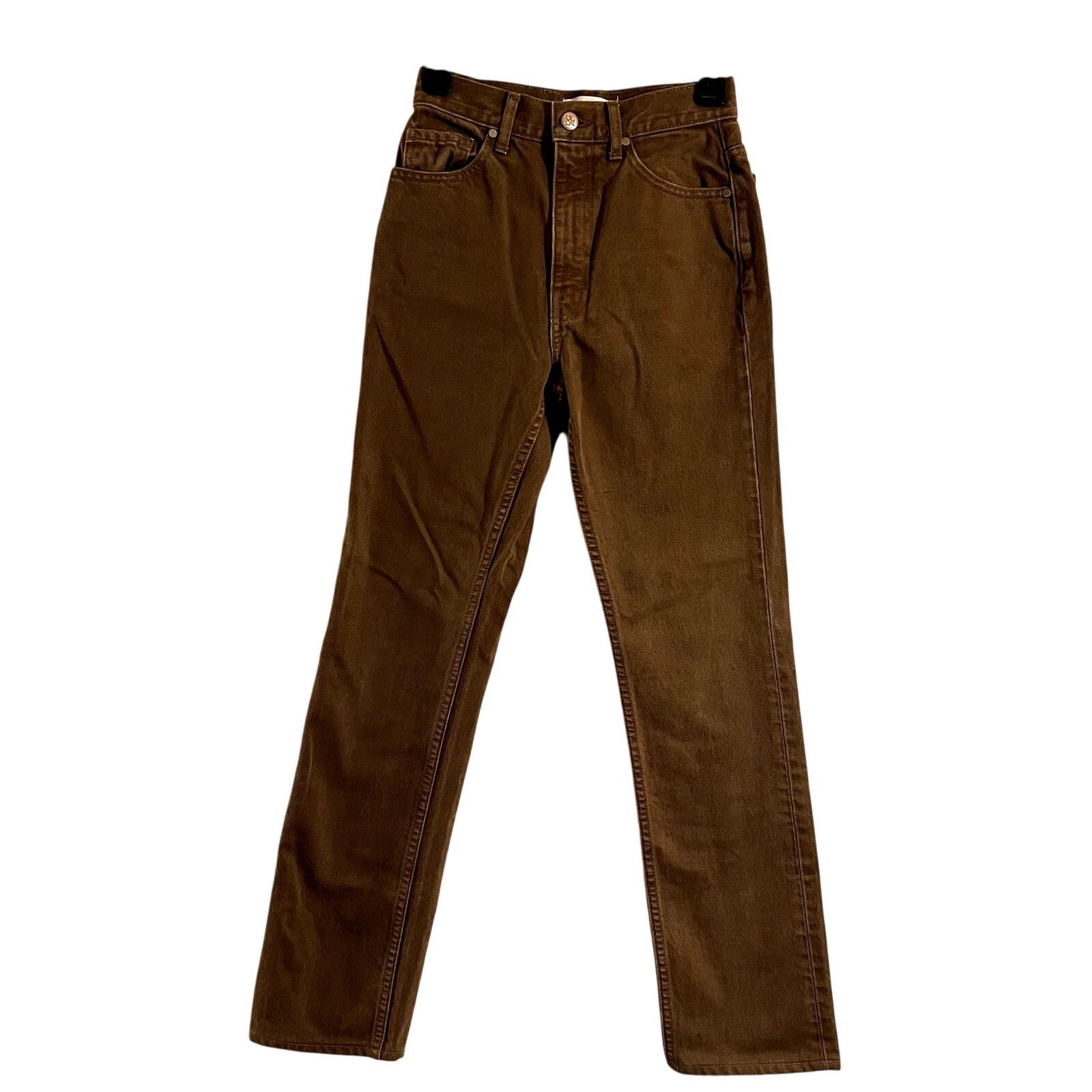 Ulla Johnson ULLA JOHNSON the agnes jean in umber wash brown size 24 Size 24" / US 00 / IT 34 - 6 Thumbnail