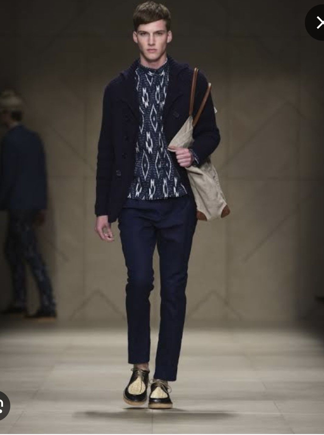 Burberry Prorsum SS/2012 Burberry prorsum series tenun LS Shirt Size US S / EU 44-46 / 1 - 1 Thumbnail