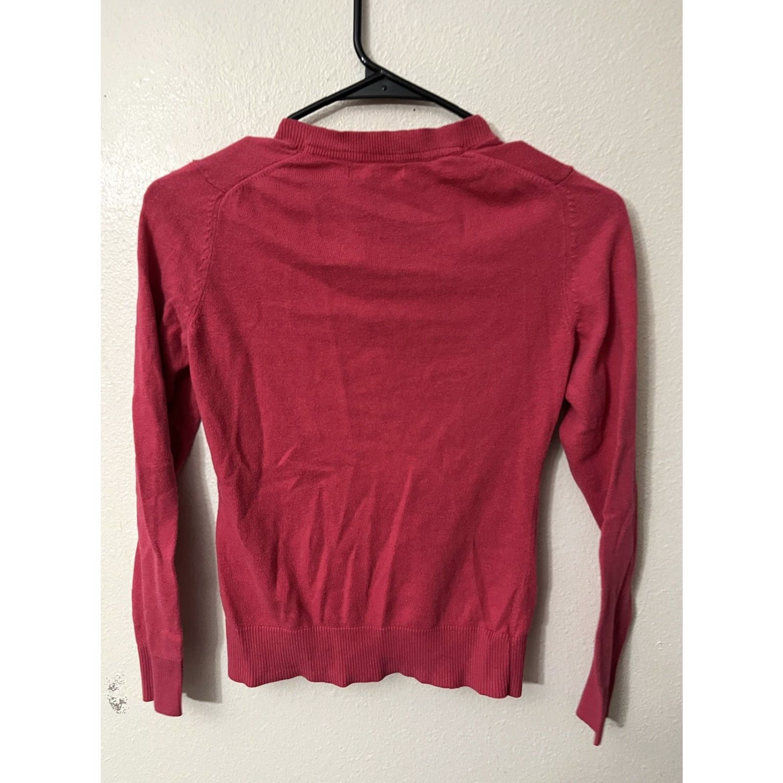 Gap GAP Women's Cardigan Sweater XS Lightweight Button Down Long Sleeve Teal Pink Size XS / US 0-2 / IT 36-38 - 3 Thumbnail