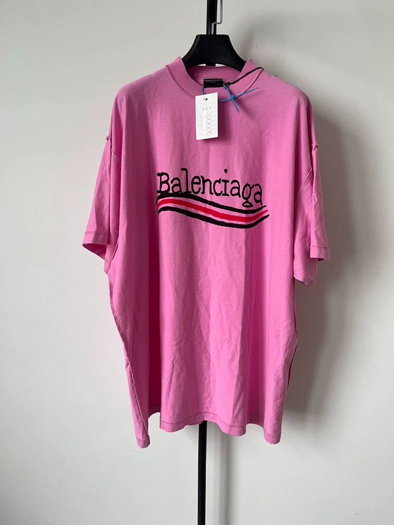 Balenciaga Balenciaga Logo printed pullover T-shirt with short sleeve Size M / US 6-8 / IT 42-44 - 1 Thumbnail