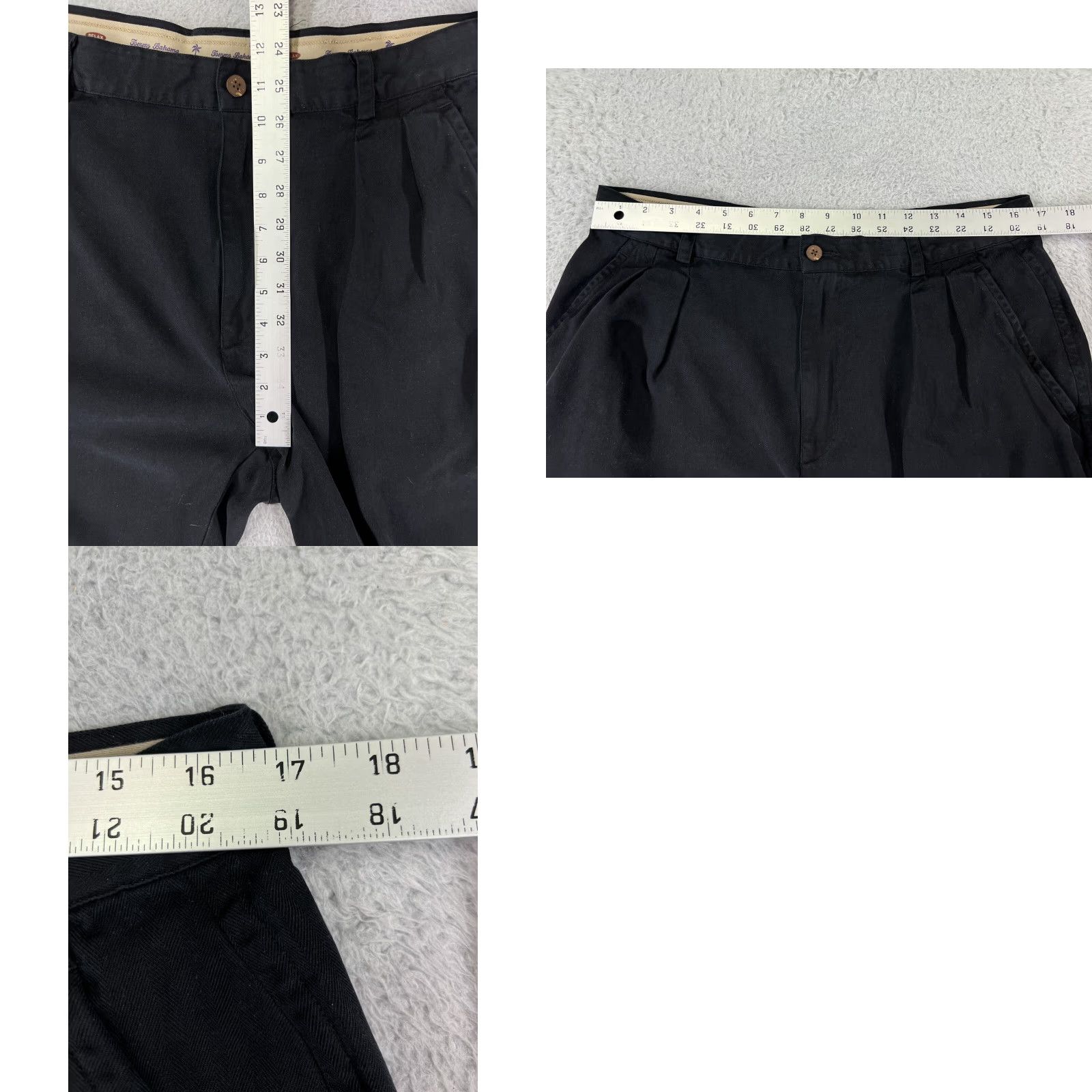 Tommy Bahama Tommy Bahama Shorts Men 36 Black Silk Pleated RELAX Beach Vacation Golf Golfer Size US 36 / EU 52 - 9 Thumbnail
