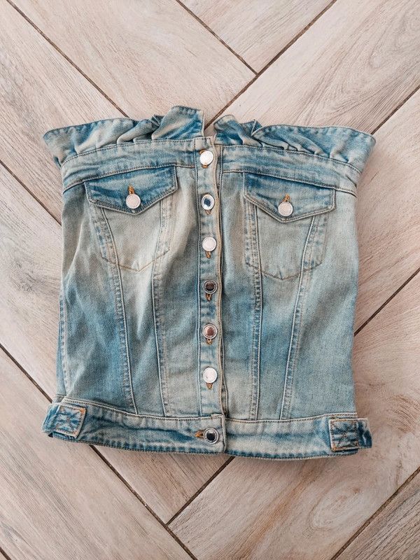 Vintage Vintage denim top S Size S / US 4 / IT 40 - 6 Thumbnail