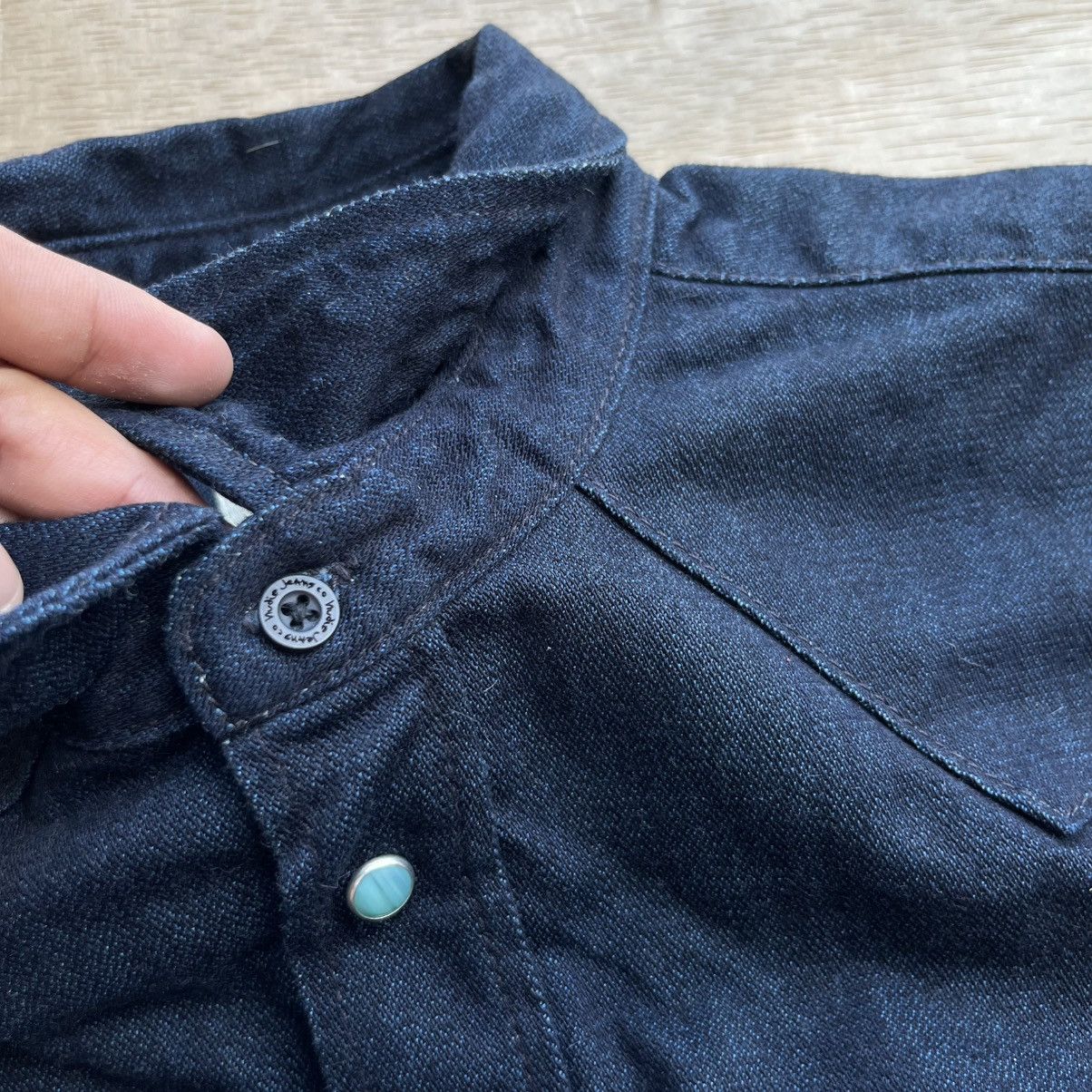 Nudie Jeans NUDIE JEANS CO BUTTON UP LONG SLEEVE DARK BLUE Size US M / EU 48-50 / 2 - 4 Thumbnail