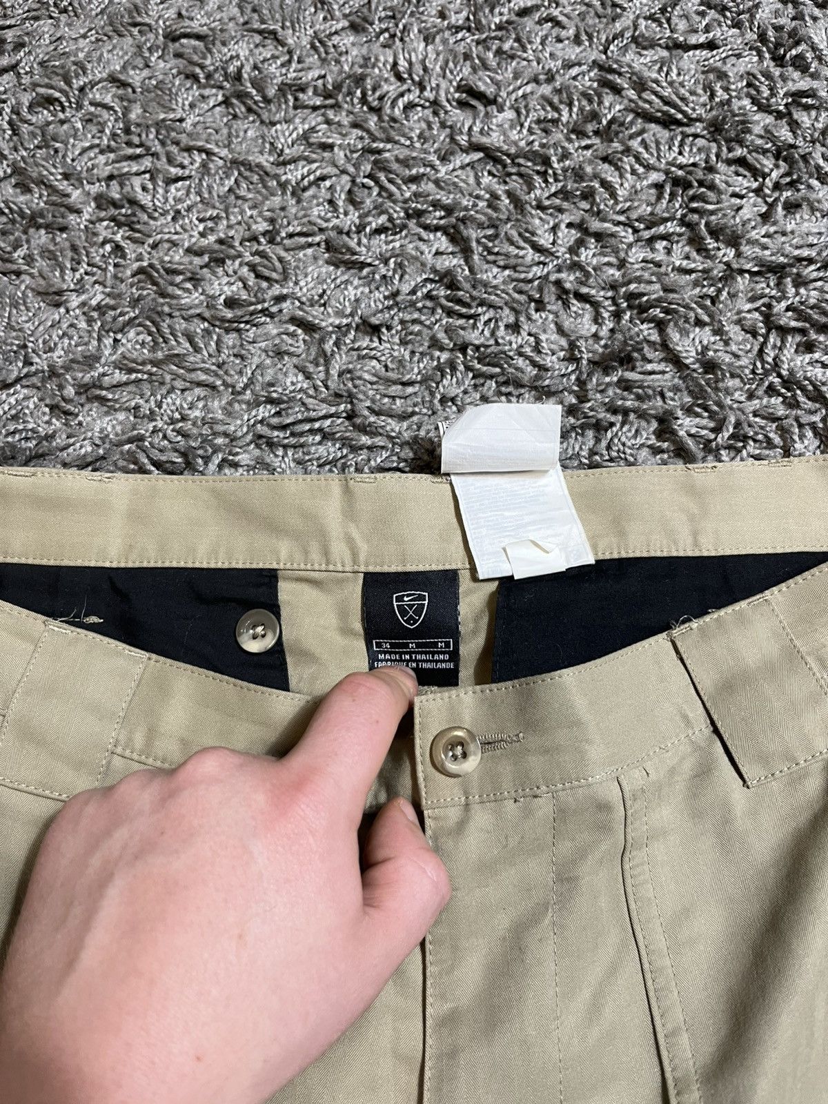 Nike × Vintage NIKE VINTAGE Y2K GOLF RAP STYLE MENS SHORTS Size US 34 / EU 50 - 3 Thumbnail