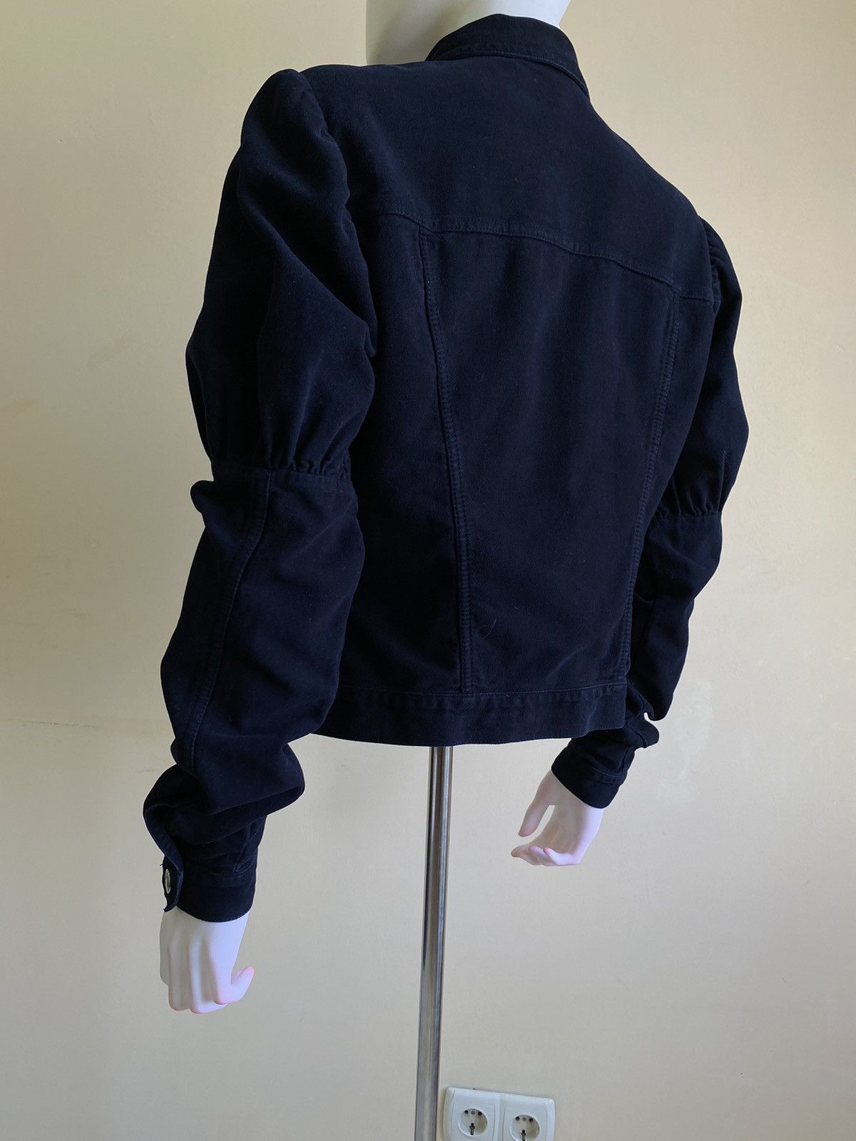 Just Cavalli Just Cavalli Velour Dark Blue Button Up Jacket Size S-M Size S / US 4 / IT 40 - 12 Thumbnail