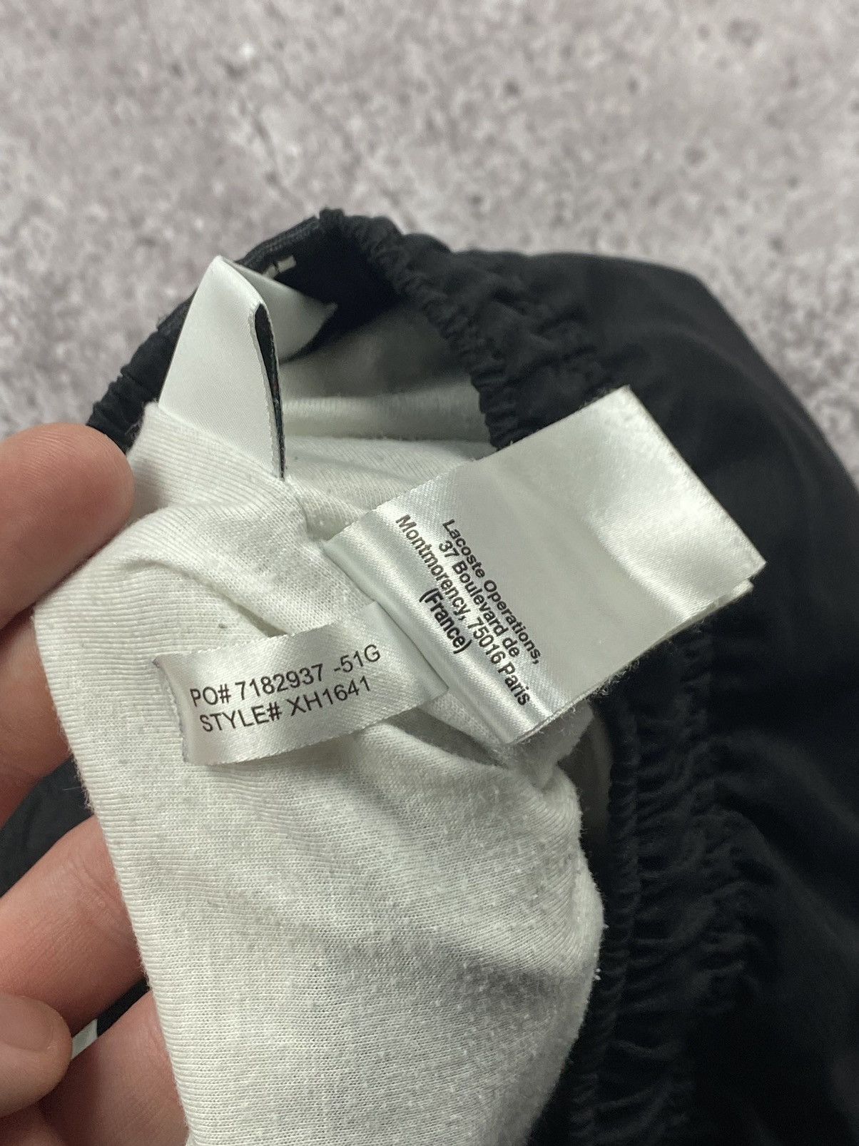 Lacoste × Vintage Vintage Lacoste Drill Track Pants Nylon Y2K Joggers Striped Size US 32 / EU 48 - 12 Thumbnail