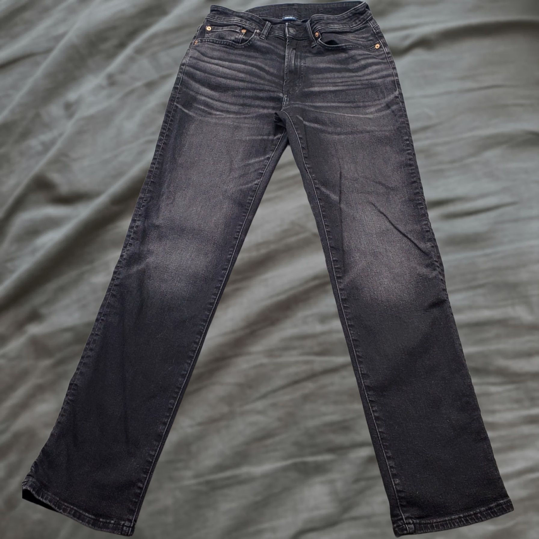 American Eagle Outfitters American Eagle Outfitters Jeans Womens 29x34 Black Denim Athletic Straight Leg Size 24" / US 00 / IT 34 - 1 Thumbnail
