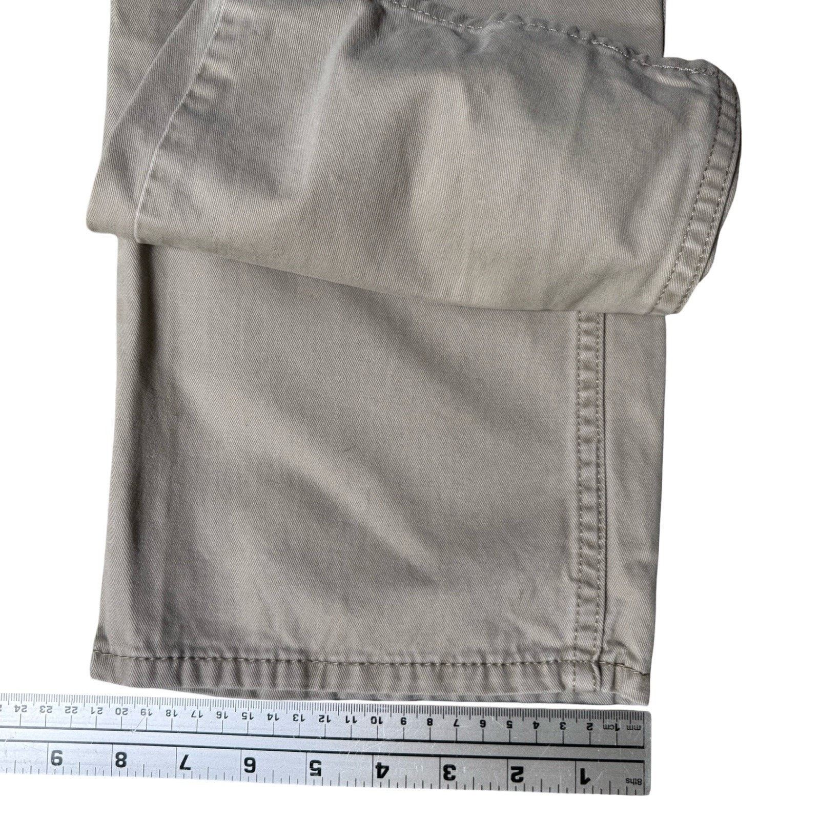 Levi's Vintage Y2K Levi's 514 Beige Khaki Pants Skater 34 x31 Size US 34 / EU 50 - 7 Thumbnail