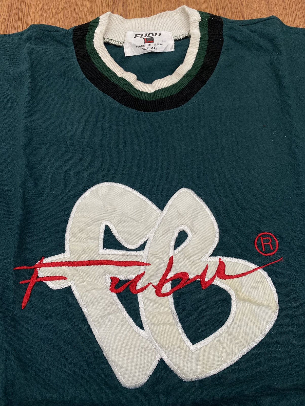 Fubu × JNCO × Vintage Vintage Fubu big logo t-shirt Size US XL / EU 56 / 4 - 2 Thumbnail