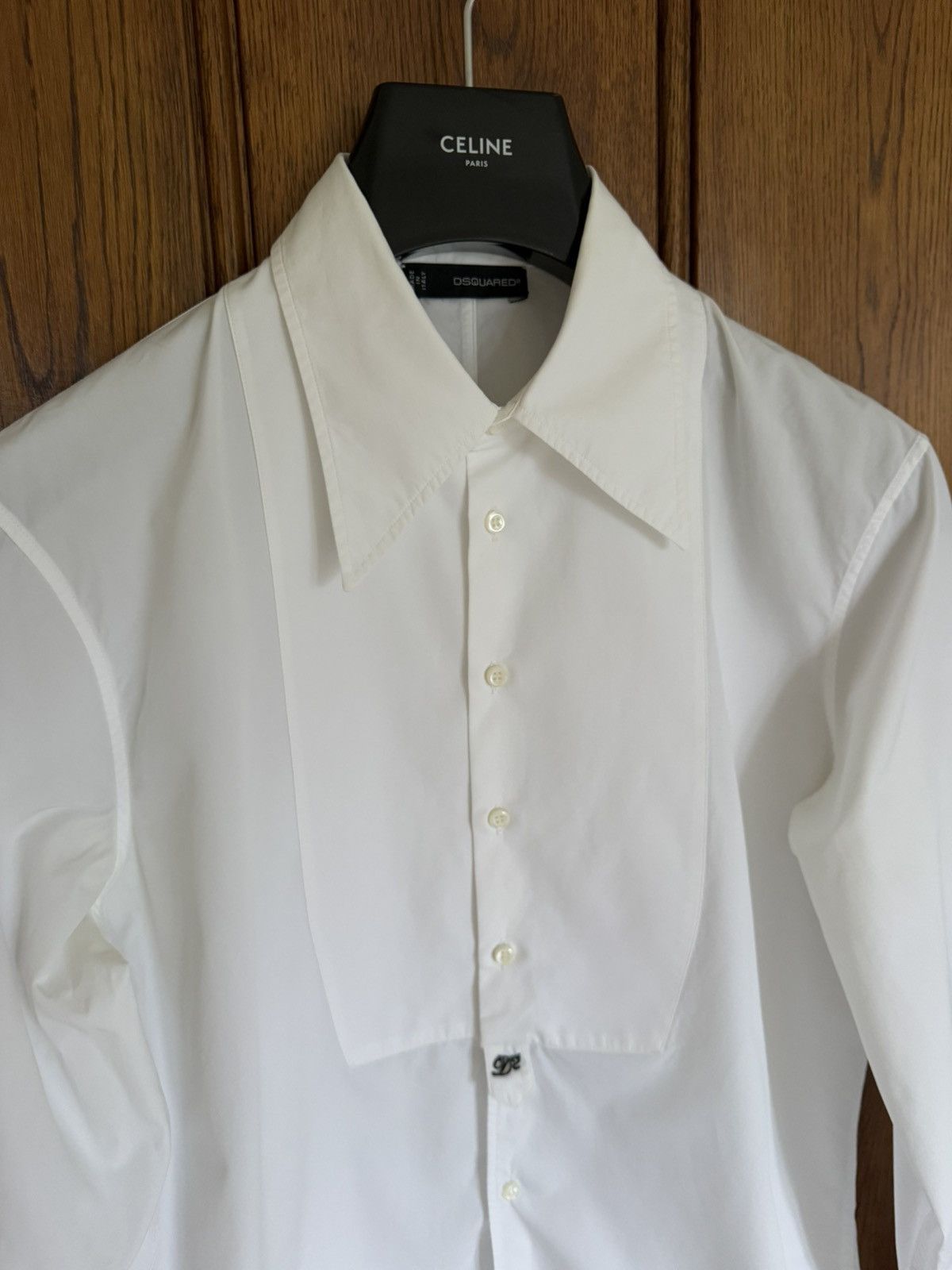 Dsquared2 FW13 Dsquared logo dinner dress shirt big collar rare 48 Size US M / EU 48-50 / 2 - 7 Thumbnail
