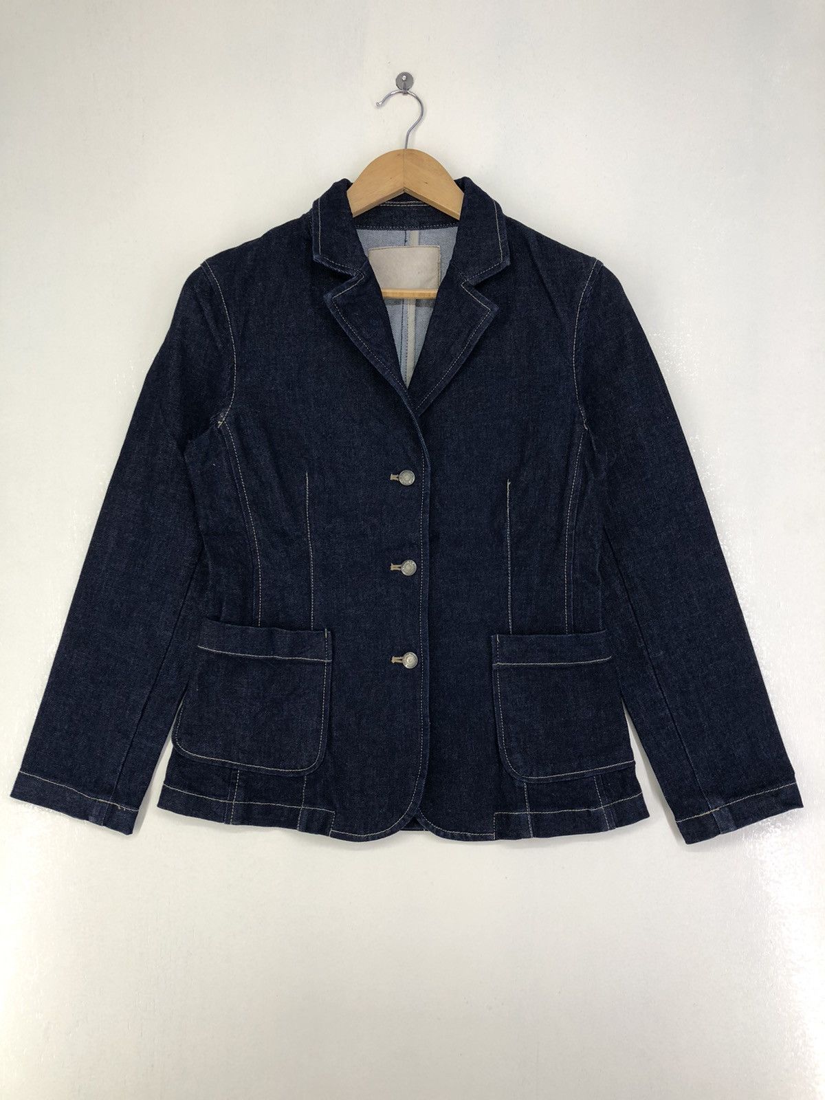 image of Awaw By Junko Shimada Denim Jacket, Women's (Size Small)