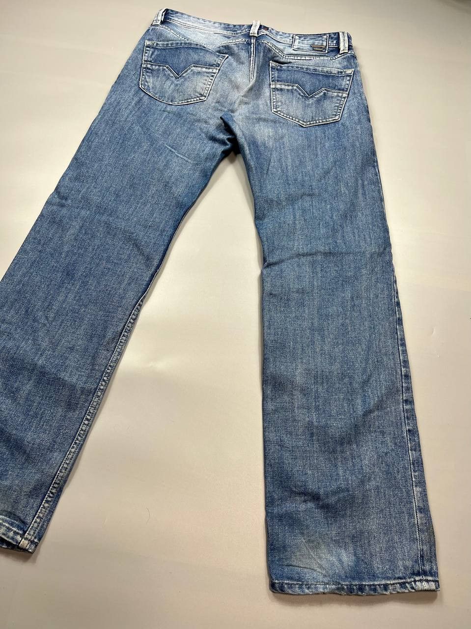 Diesel Vintage Diesel Jeans Distressed Faded Flared Wide Baggy Y2K Size US 34 / EU 50 - 10 Thumbnail