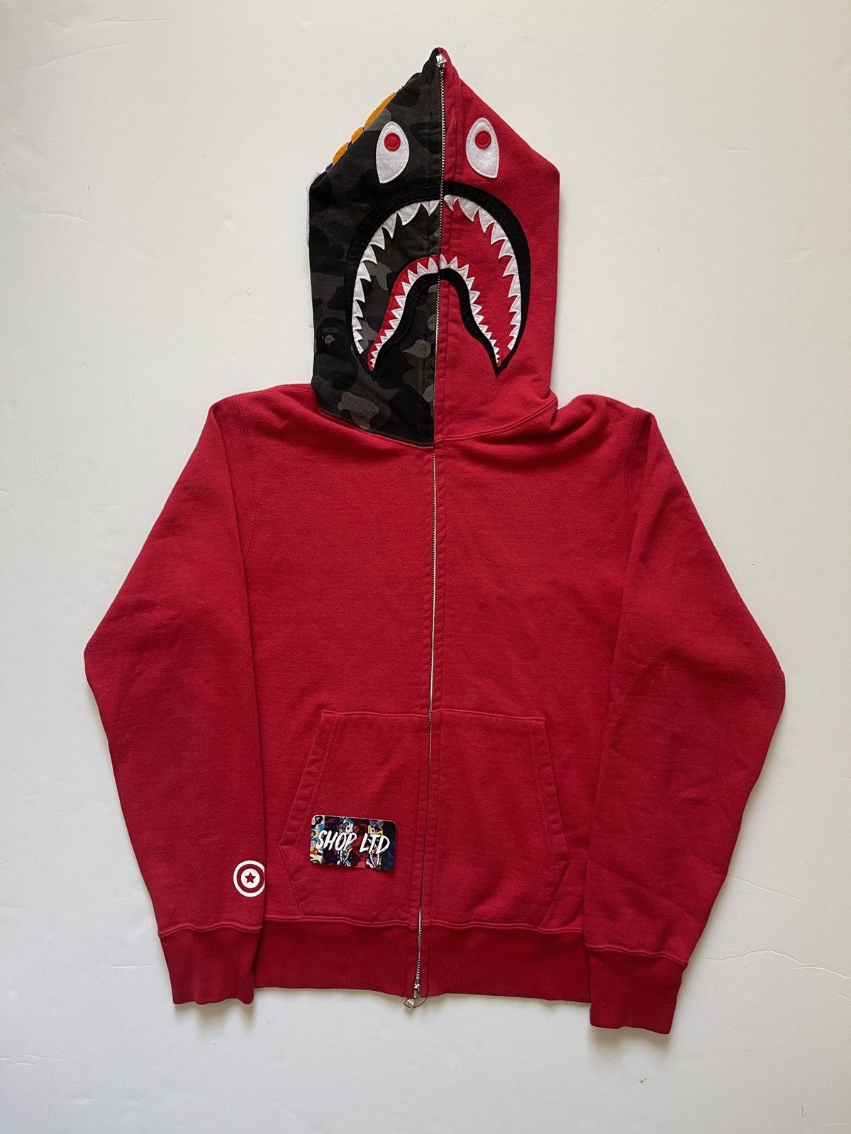 RED Bape hoodie never outlets worn