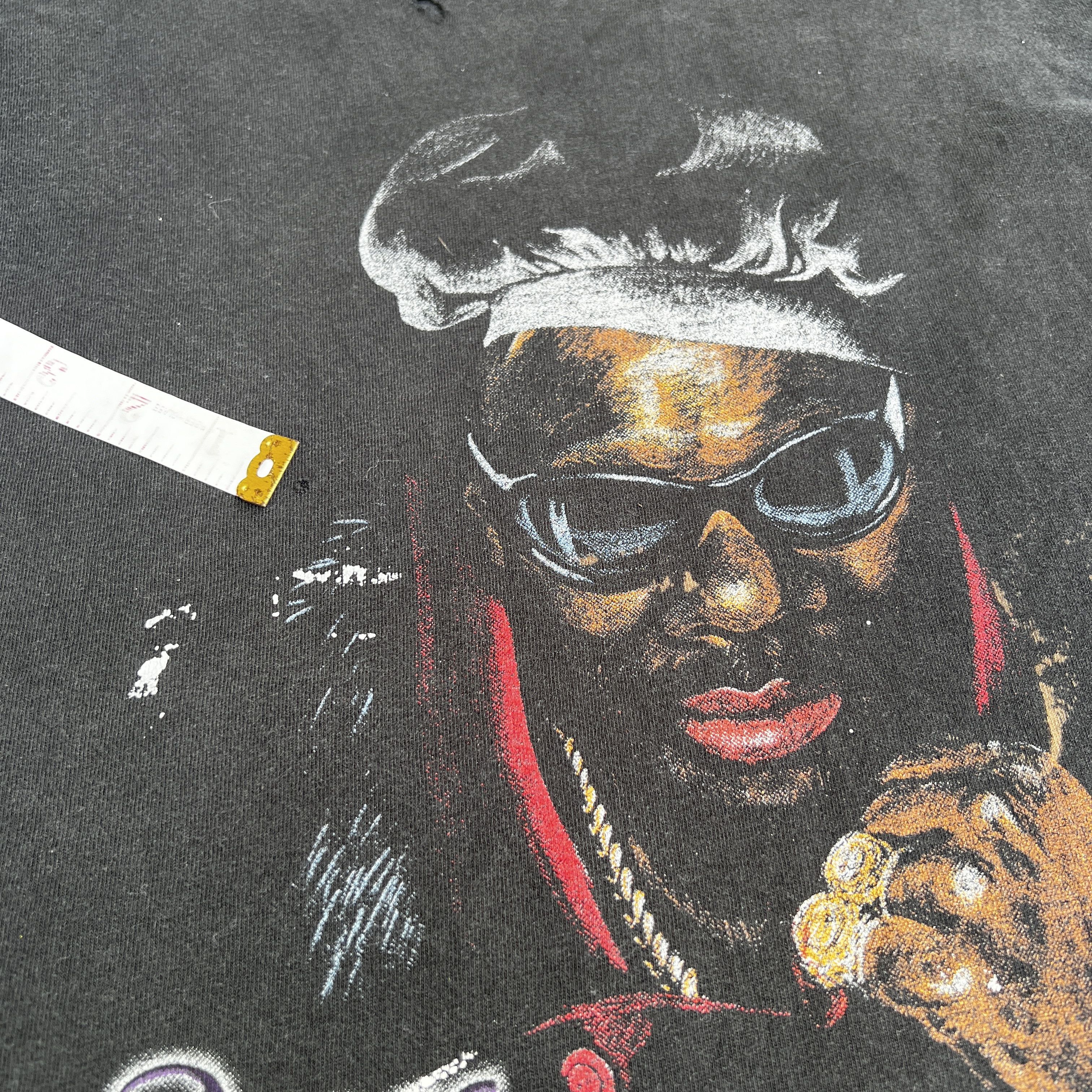 Rap Tees × Vintage Vintage 90s Isaac Hayes Tee 2XL Distressed Faded Thrashed Size US XXL / EU 58 / 5 - 11 Thumbnail