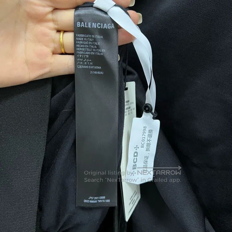 Balenciaga Balenciaga Black Collar Zip-up Jacket Size US M / EU 48-50 / 2 - 4 Thumbnail