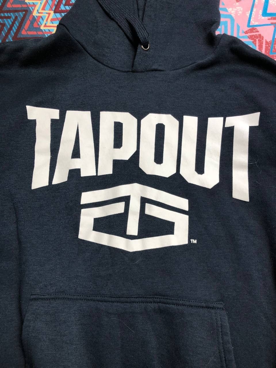 Tapout vintage streetwear TAPOUT big logo black Sweatshirt hoodie Size US L / EU 52-54 / 3 - 5 Thumbnail