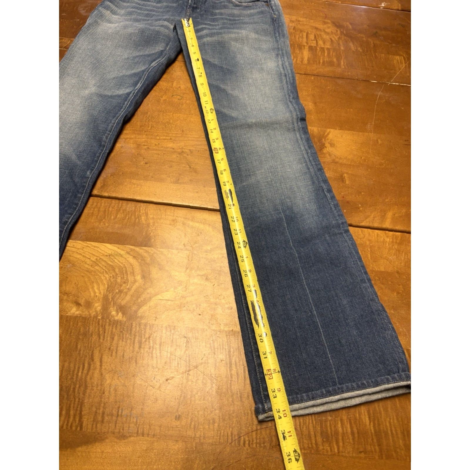 Citizens Of Humanity Citizens of Humanity Jeans Traveler Stretch Double Fly Button Size 31 Women Boots Cut Light Blue Denim Inseam 31 Regular Fit 31 Waist 31 Size 24" / US 00 / IT 34 - 4 Thumbnail