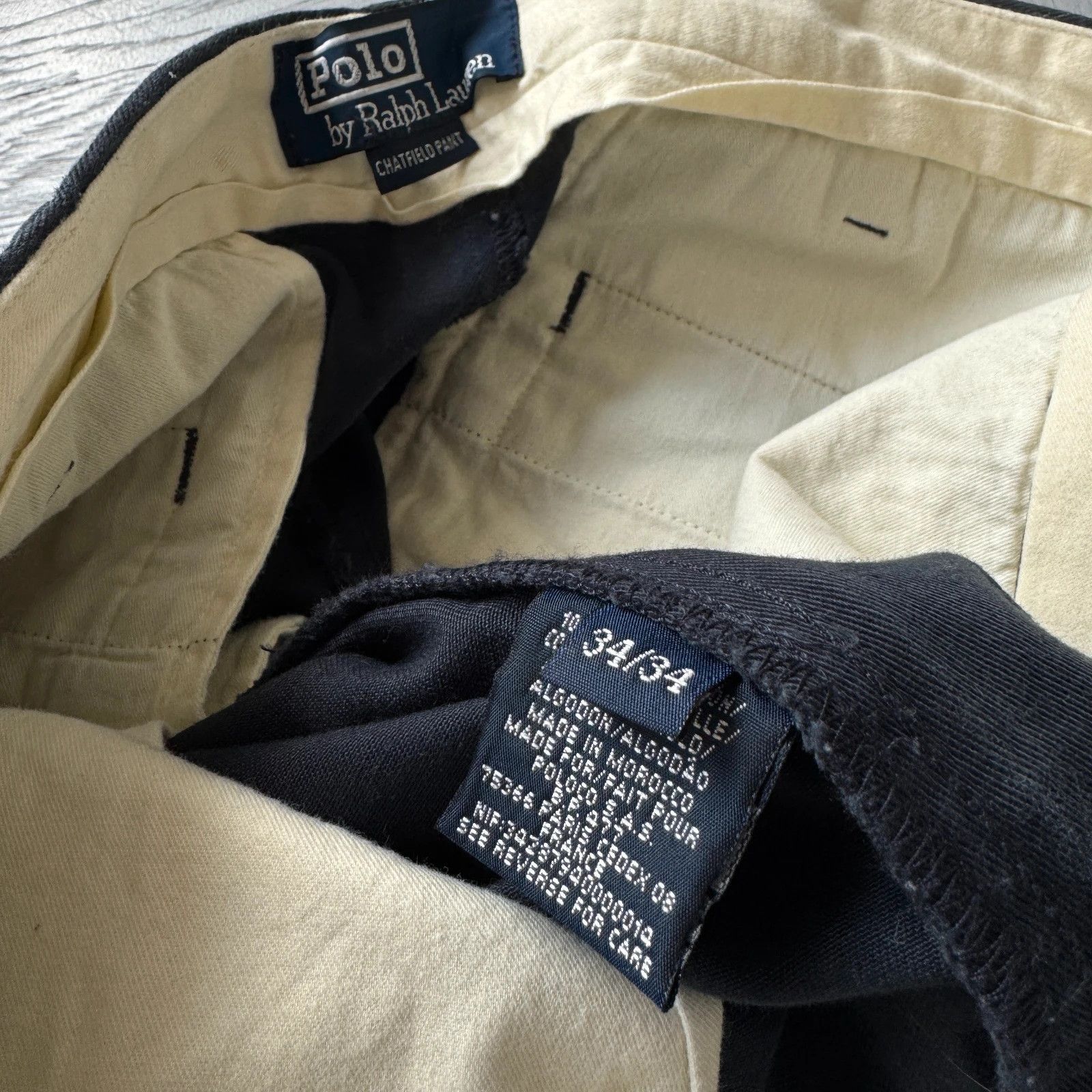 Polo Ralph Lauren Vintage Polo Ralph Lauren Preppy Chatfield Cotton Chino Pant Size US 34 / EU 50 - 7 Thumbnail