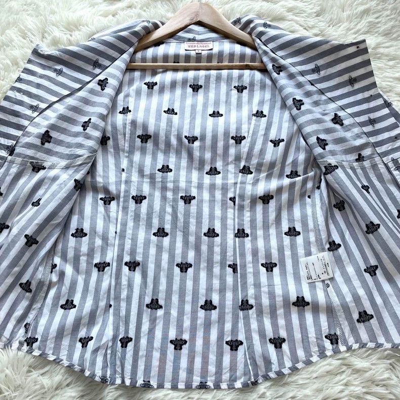 Vivienne Westwood Vivienne Westwood Vintage bow Saturn printed sleeveless sh Size L / US 10 / IT 46 - 8 Thumbnail