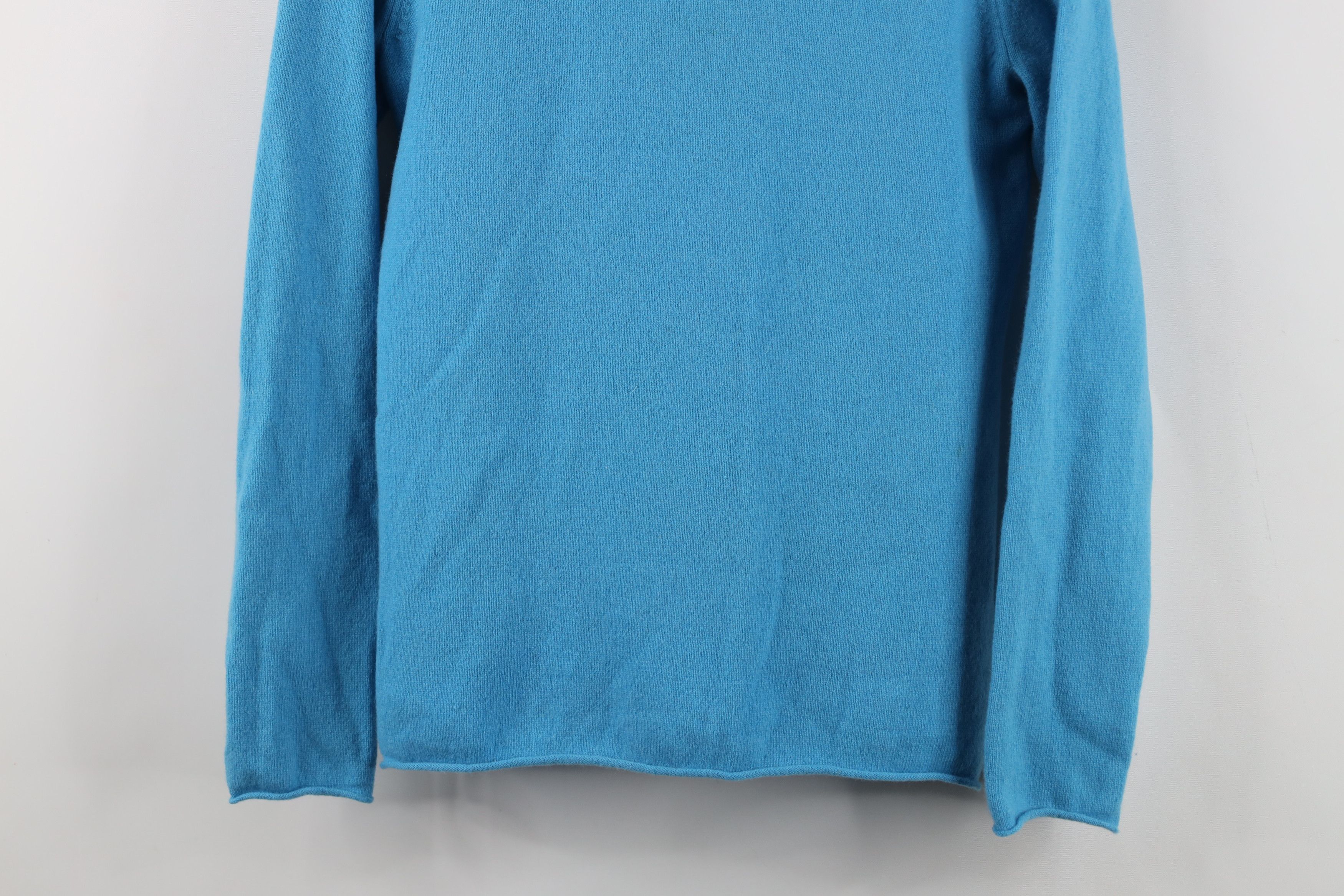 J.Crew Vintage J Crew Blank Soft Cashmere Marled Knit Sweater Blue Size M / US 6-8 / IT 42-44 - 3 Thumbnail