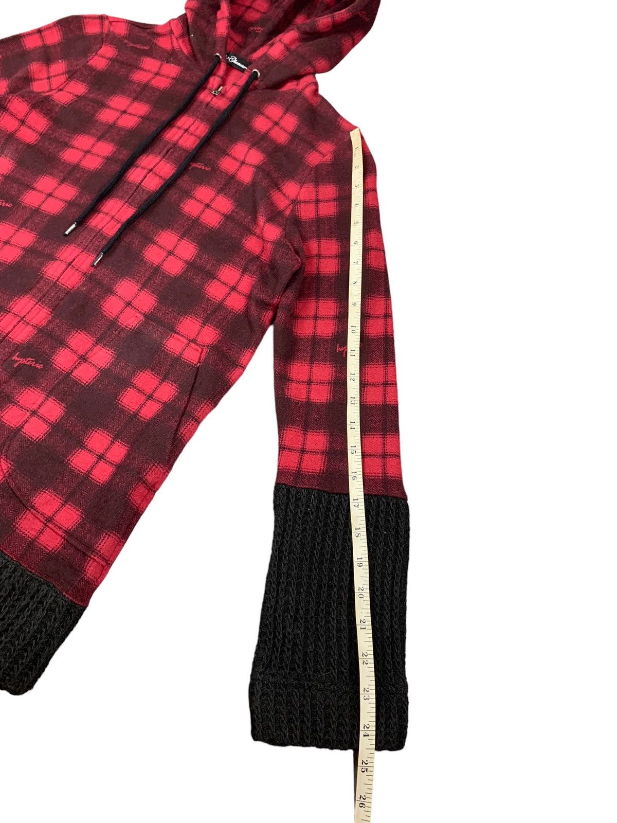 Hysteric Glamour Checkered Hoodie